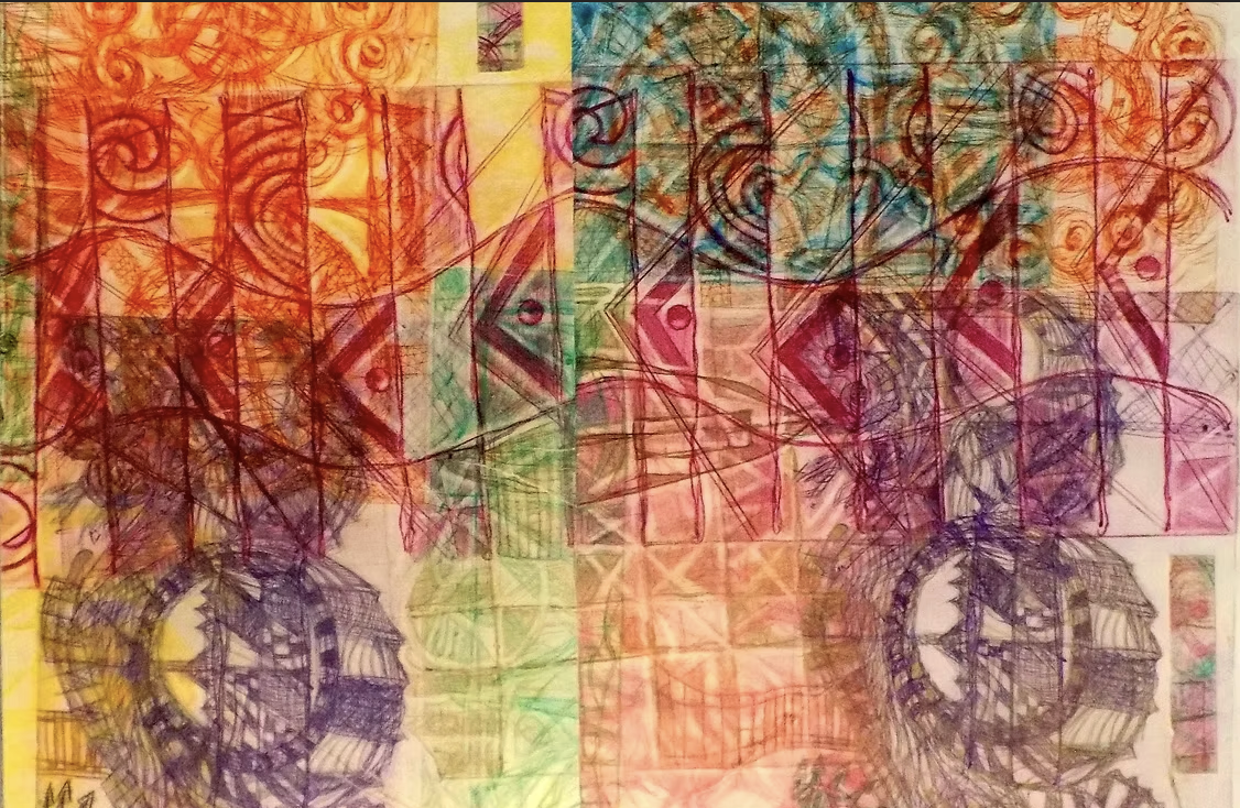 Winston Harris Underwater Boogie, 2024 - 33 x 32