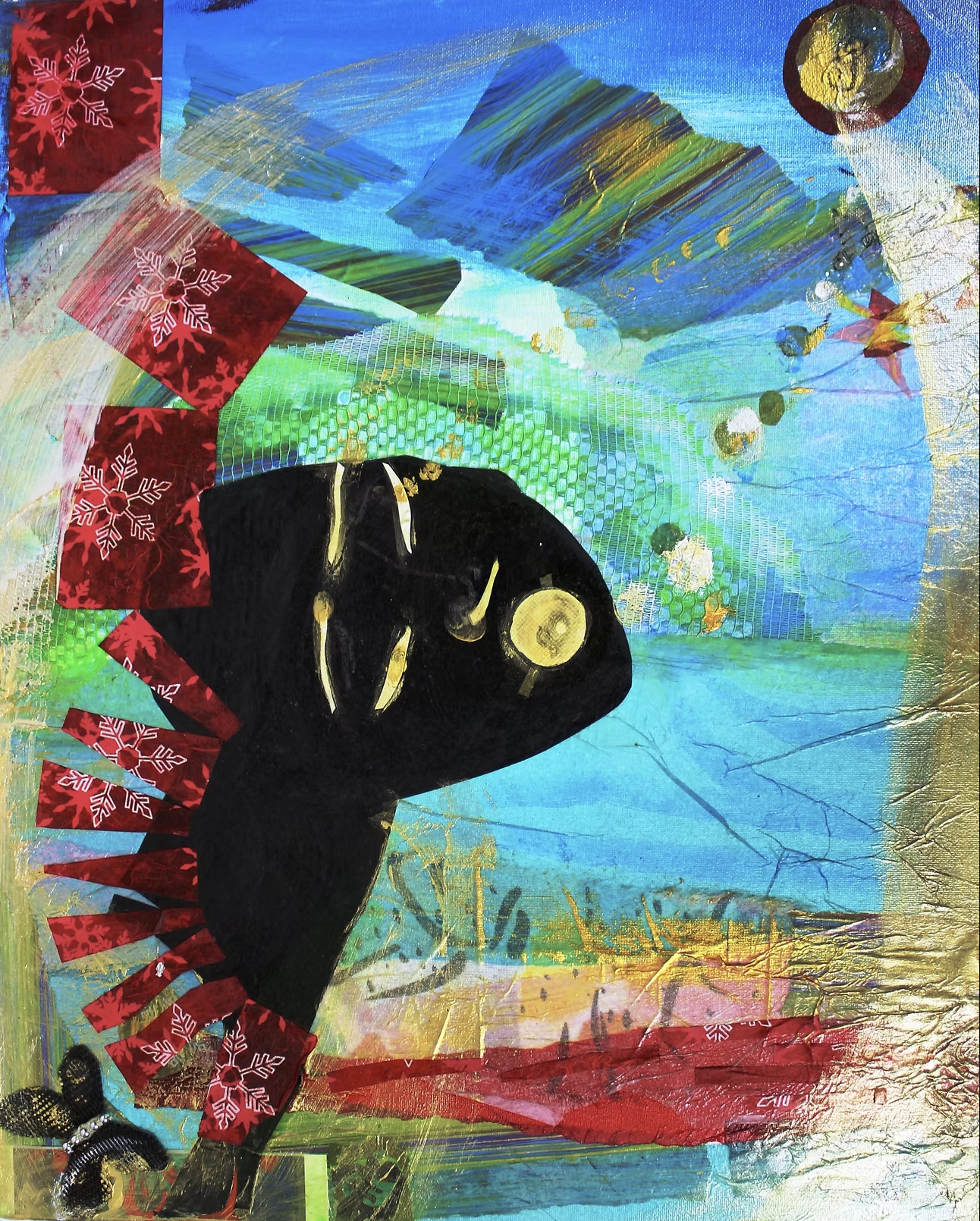 Julee Dickerson-Thompson - Healing Notes, 2017  14 x 18