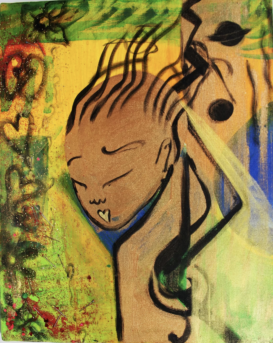 Julee Dickerson-Thompson - Healing, 2017  14 x 18