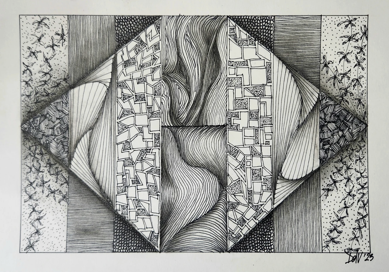 Desepe De Vargas Number Four, 9 x 12