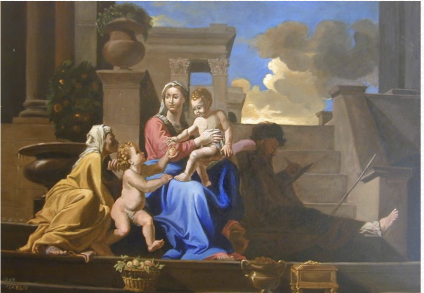 Bruce Campbell - The Holy Family at the Steps (2002)