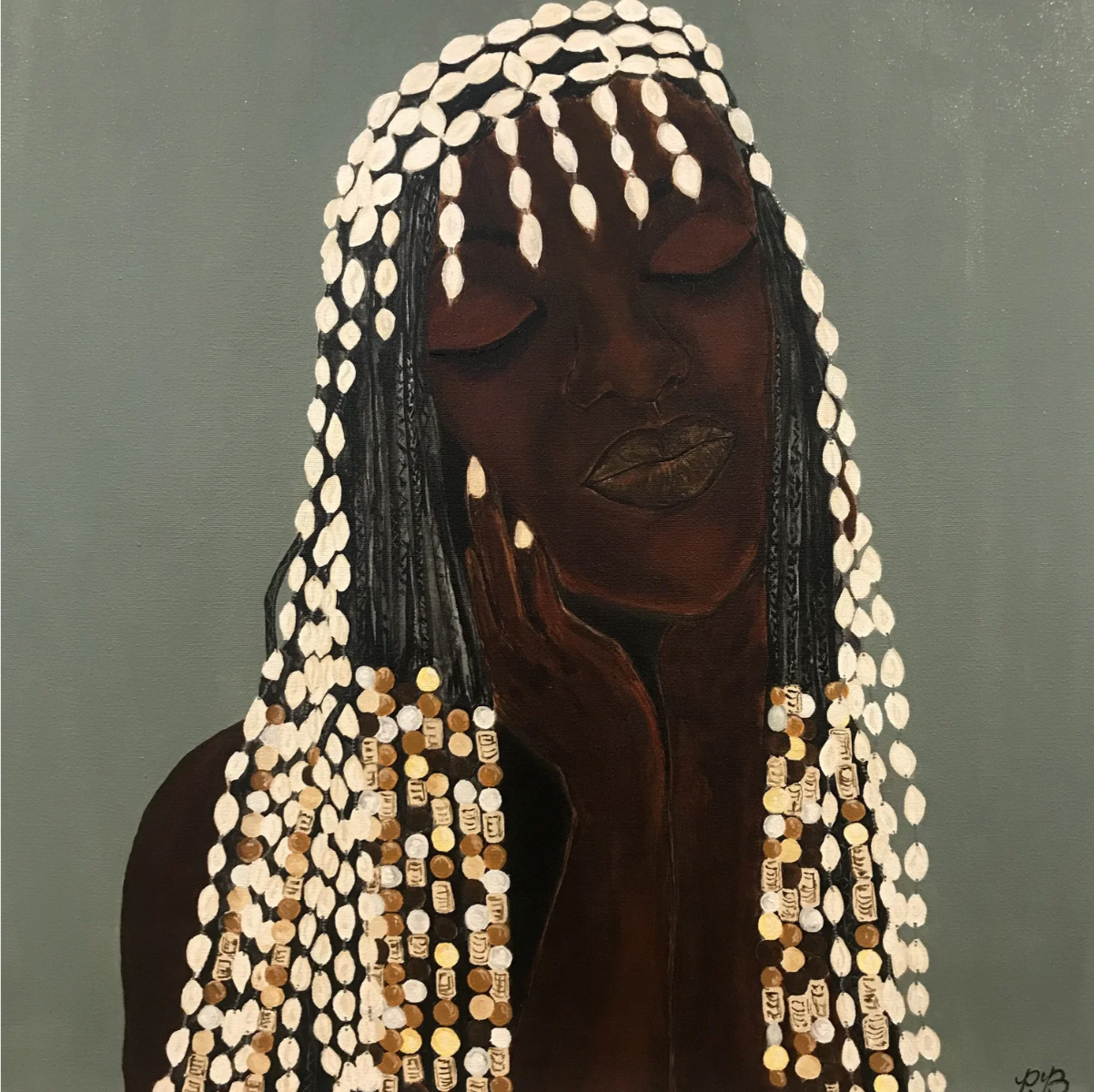 Prudence Bonds Queen, 24 x 24