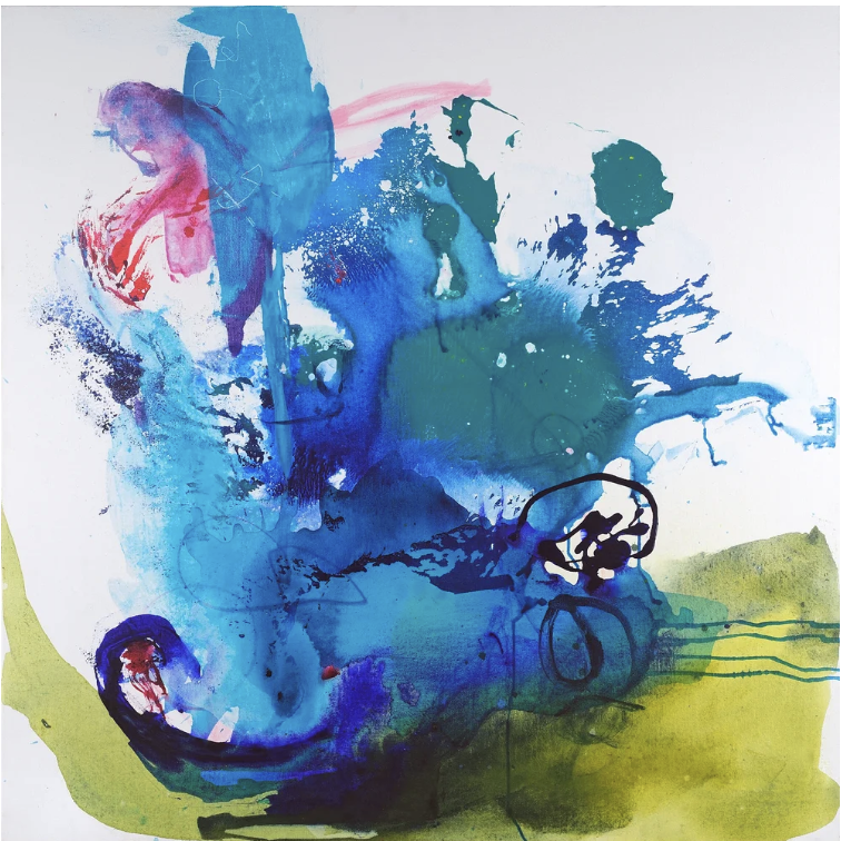 Lory Ivey Alexander - Learning to Be Like Water, 40 x 40