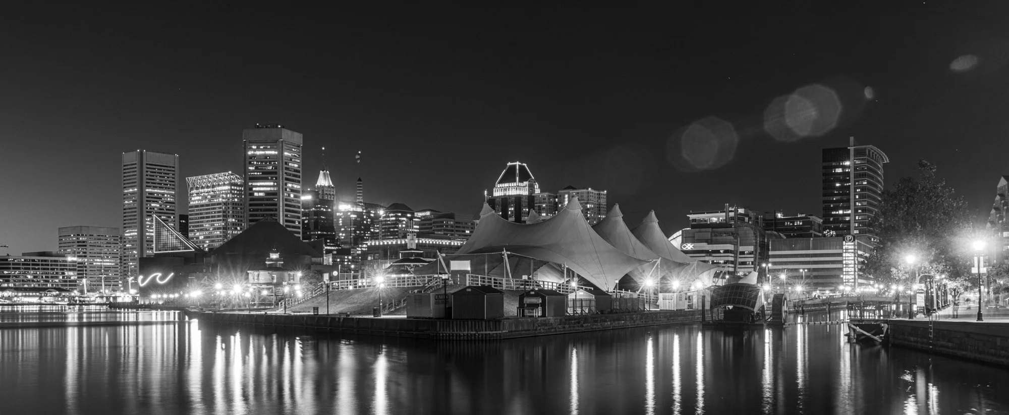 Baltimore Inner Harbor Nightlights