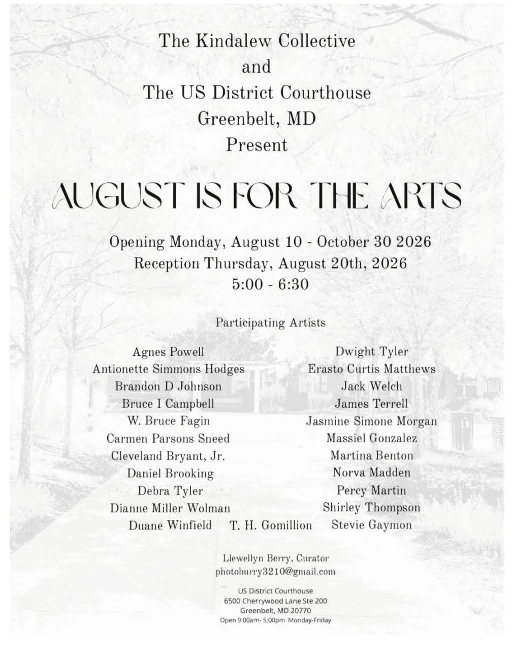 August is for the Arts