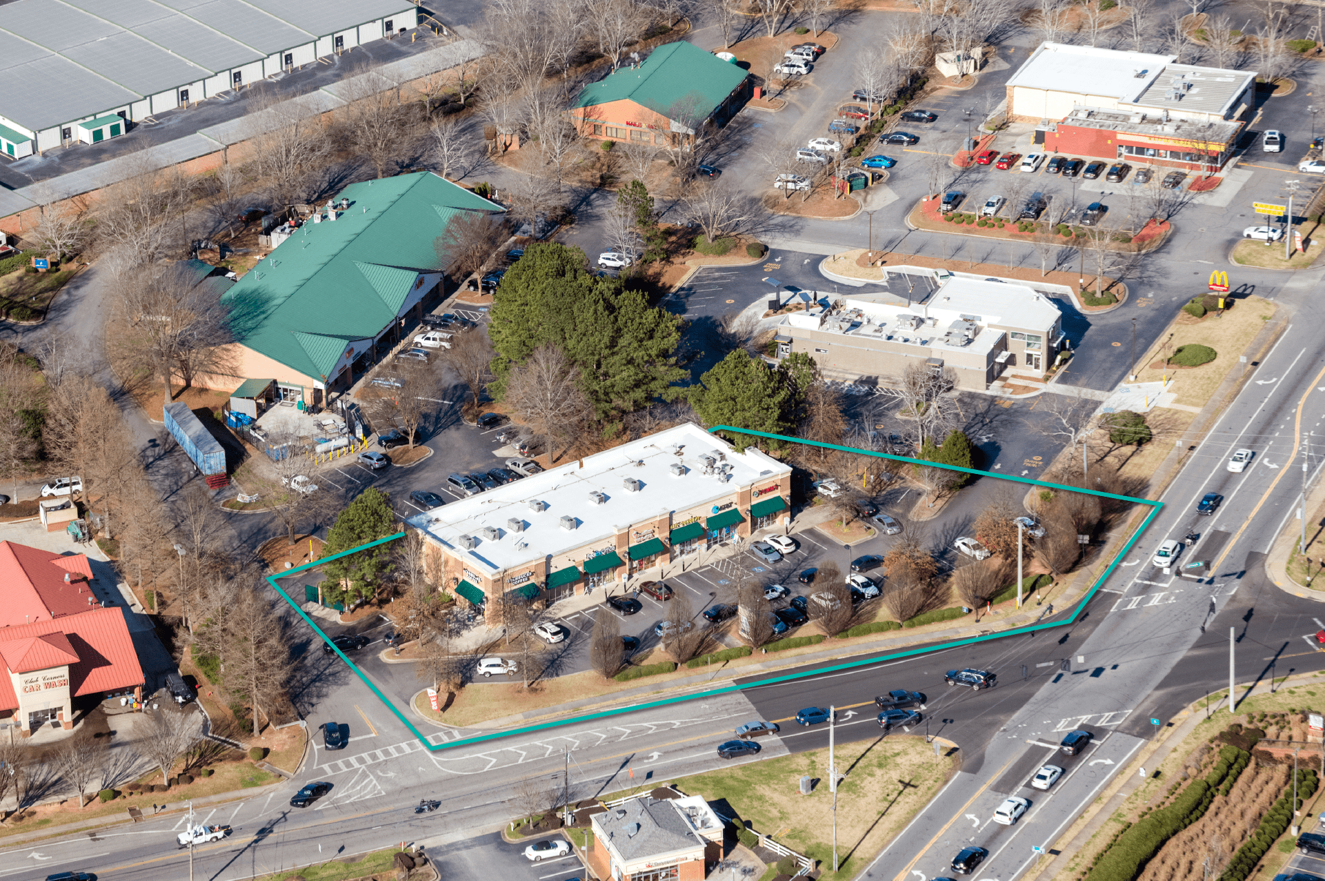 Crabapple Place shopping center in Roswell, Georgia