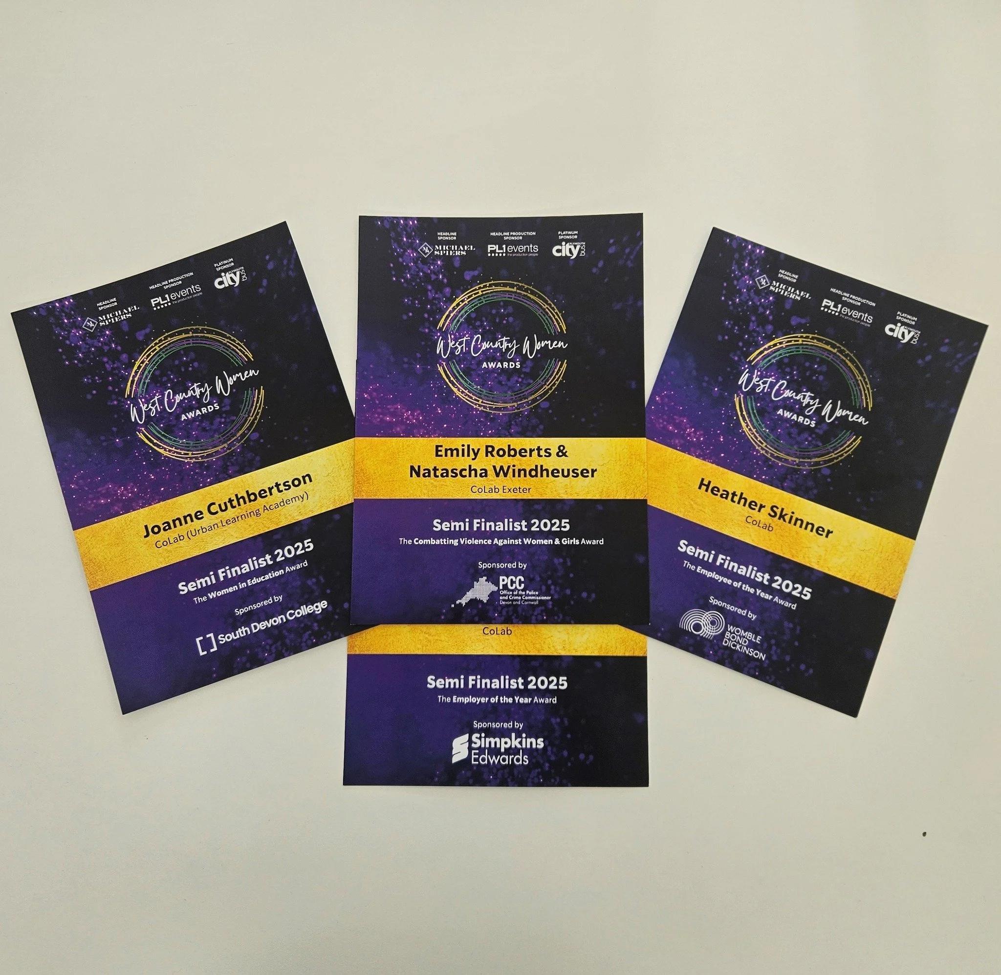 ✨ We&rsquo;re beyond proud to share that CoLab has FOUR semi-finalists in the @thewomenawards 2025! ✨

🏆 Joanne Cuthbertson &ndash; Women in Education Award
🏆 Emily Roberts &amp; Natascha Windheuser &ndash; Combatting Violence Against Women &amp; G