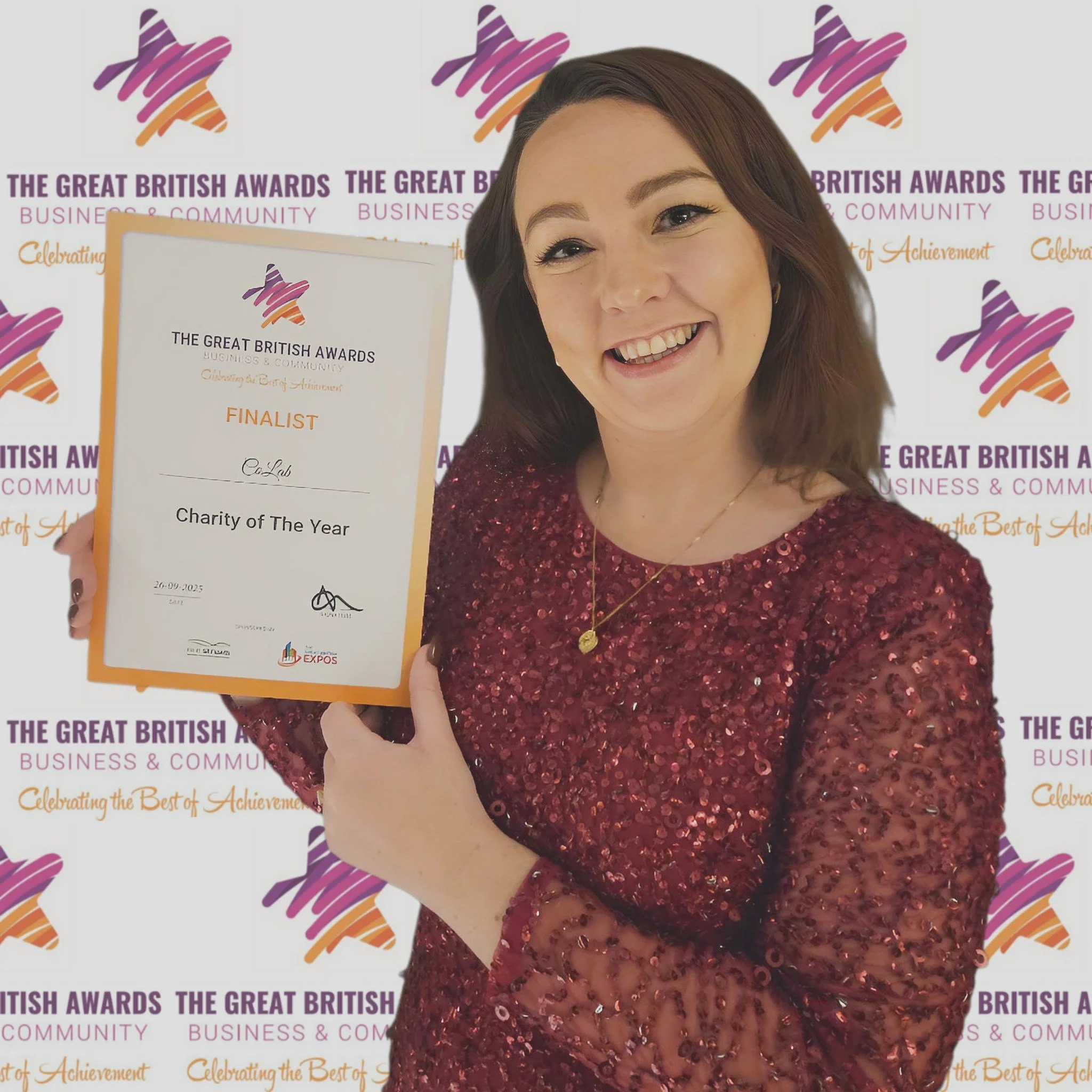 ✨ We&rsquo;re proud finalists! ✨

Out of thousands of entrants across the UK, CoLab was named a national finalist in not one, but two categories at The Great British Business and Community Awards:

 🏆 Charity of the Year
 🏆 Outstanding Contribution