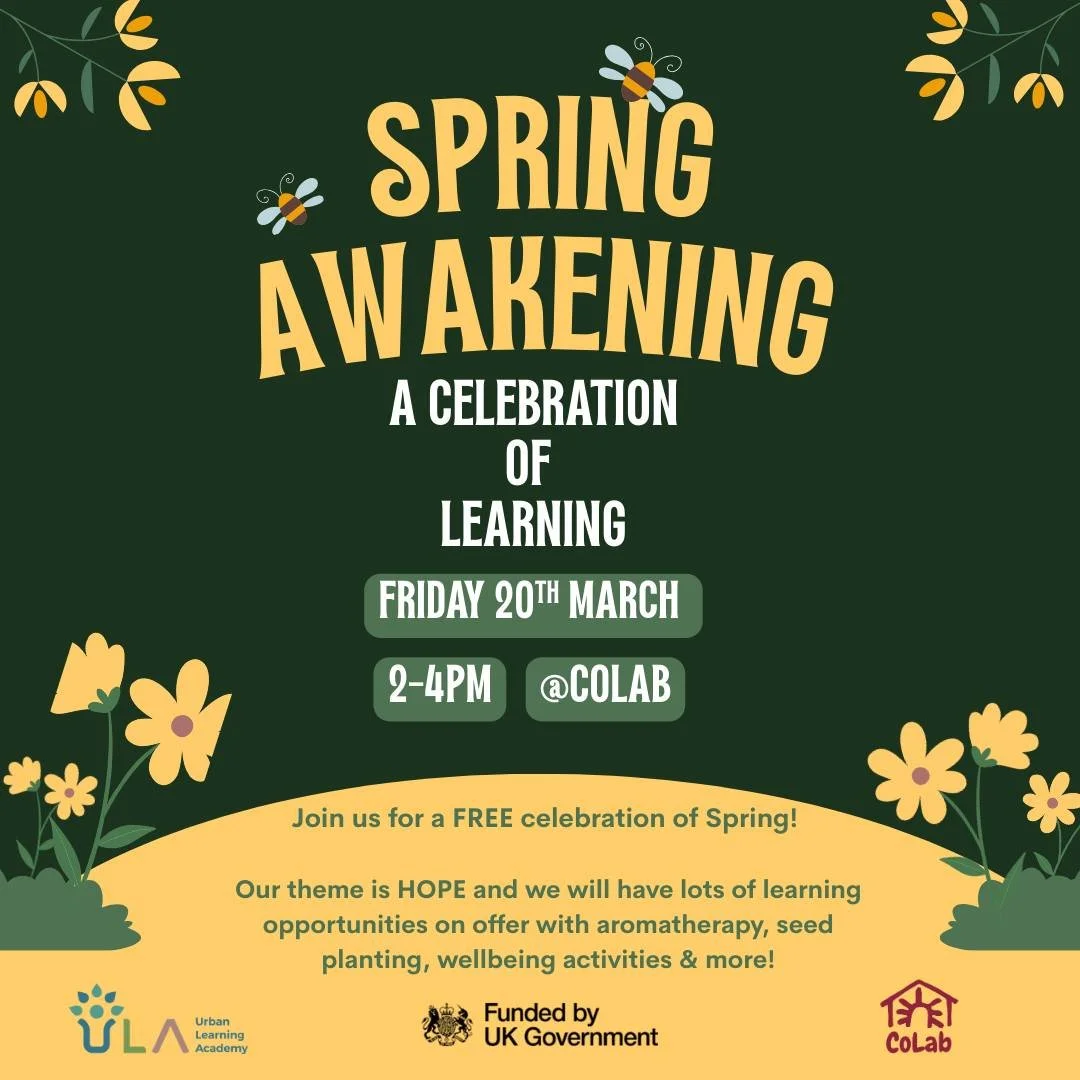 🐝Spring Awakening🐝

Join the @urbanlearningacademy  for a free celebration of Spring! 

 This Spring Awakening Celebration of Learning invites you to pause, imagine, and grow.
Through a series of energizing micro-learning experiences, we will plant