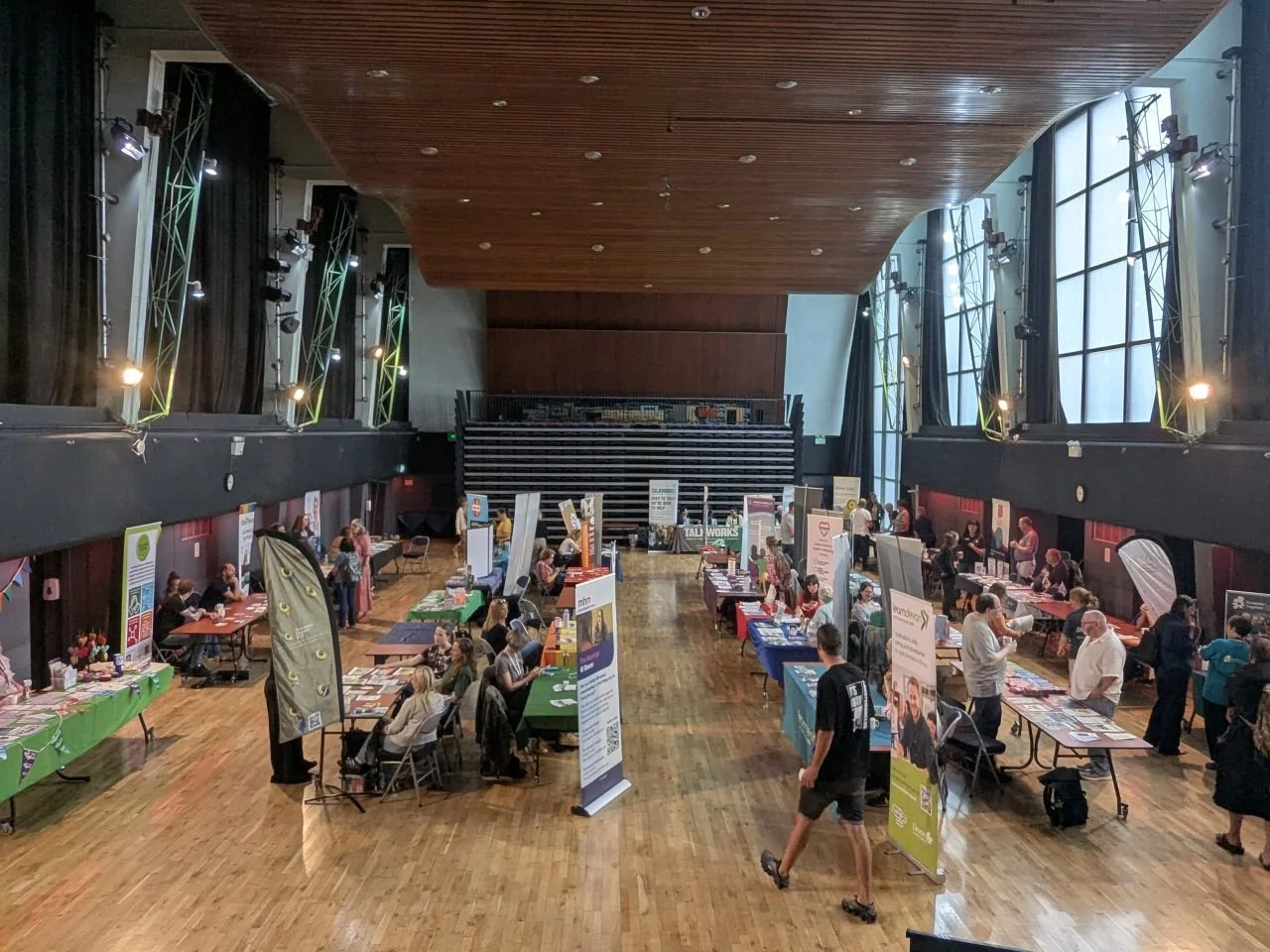 ✨Exeter's Biggest Community Mental Health Day!✨

On Monday, we held a Community Mental Health Day at The Corn Exchange in Exeter.

Hear from Matt, Community Mental Health Lead, below. 

"In the hall were 40-odd organisations, there to offer supp