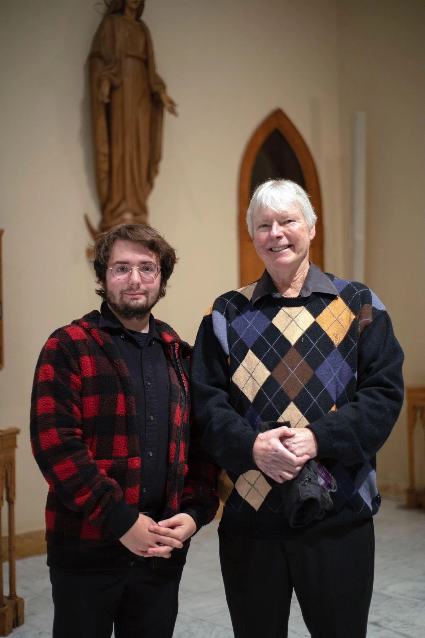 With Teacher Fritz Valenches, student of Ivan Galamian