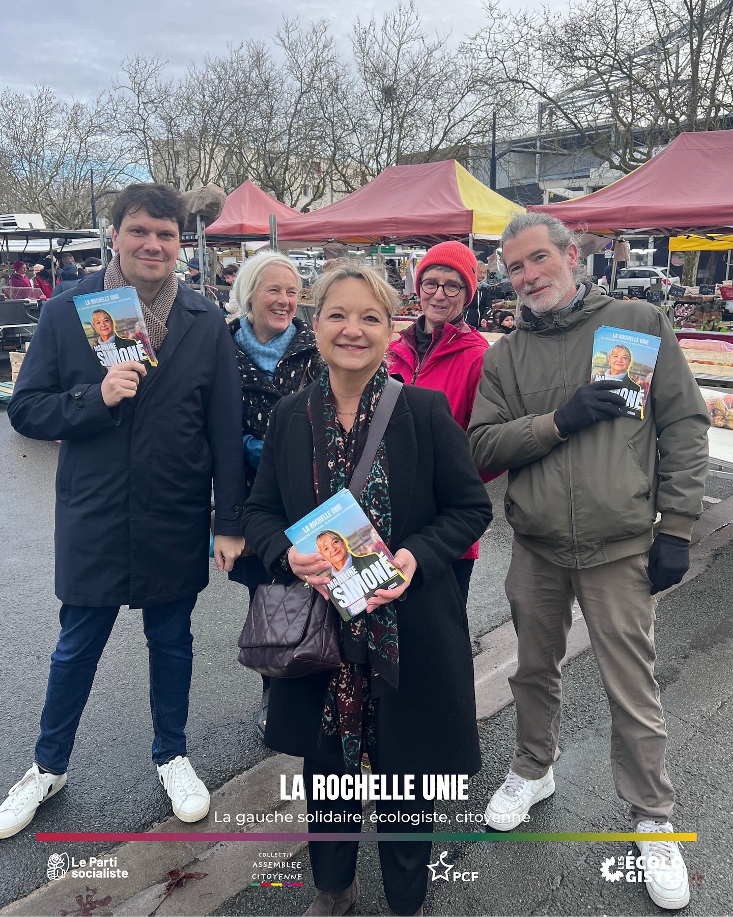 🤝A votre rencontre sur le march&eacute; de Port Neuf &agrave; La Rochelle, pour &eacute;changer, &eacute;couter vos pr&eacute;occupations et partager nos attentes pour l&rsquo;avenir de notre ville. 

🙏Merci pour votre accueil et la richesse de nos