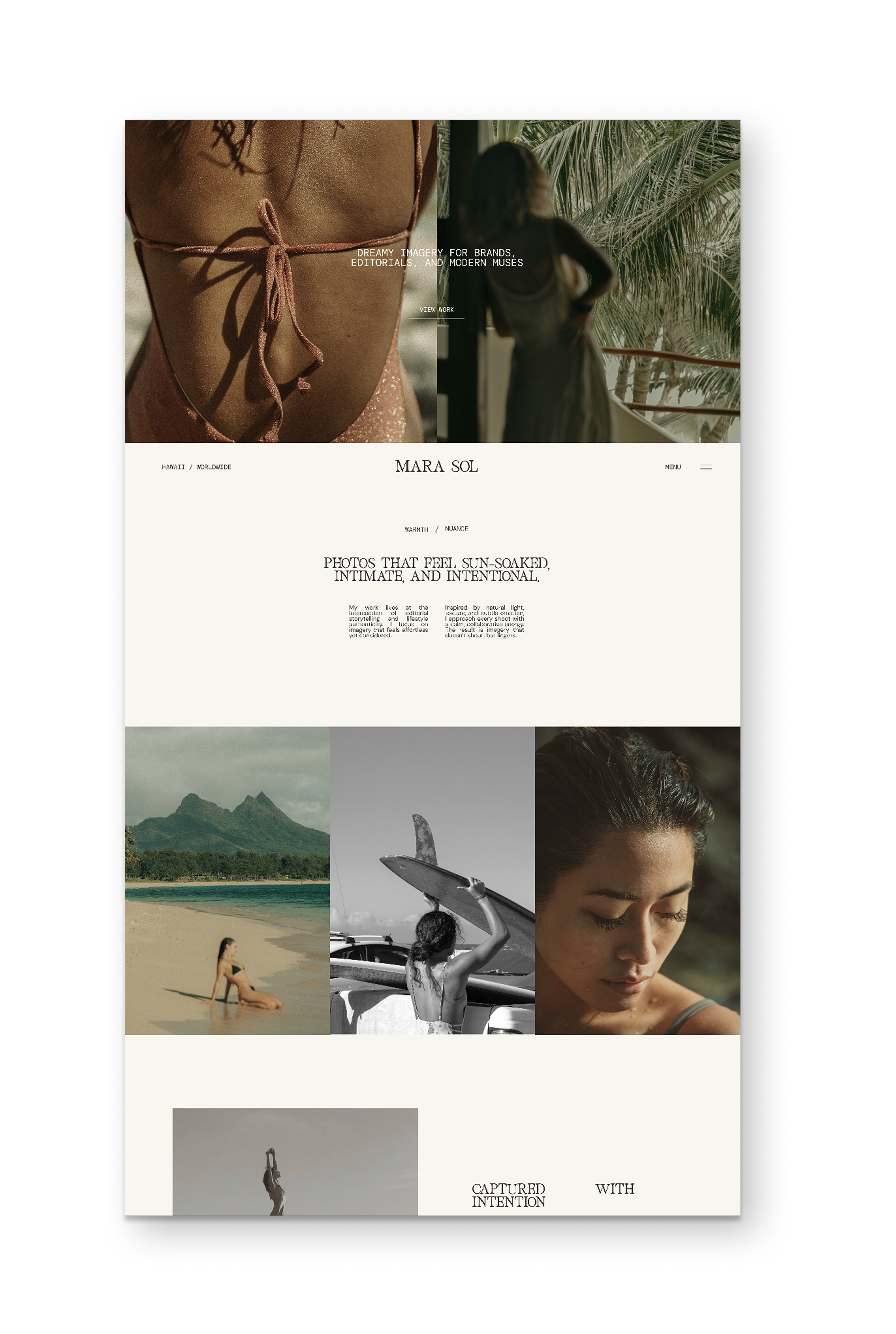 Mara Website Template