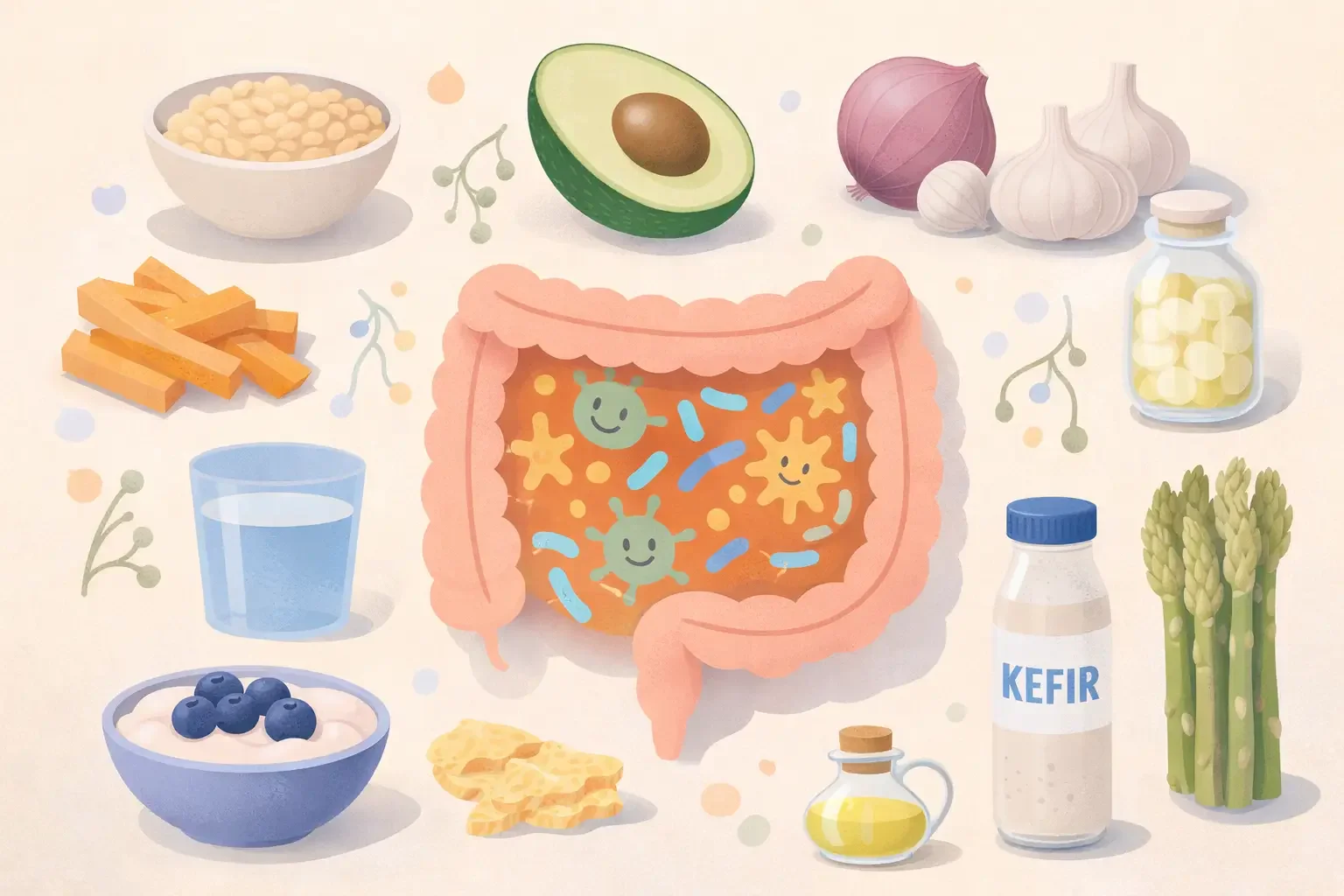 Nutritional Research: 10 Foods That Feed Healthy Gut Bacteria