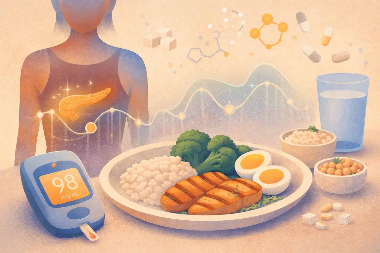 The Surprising Way Protein Helps Steady Blood Sugar