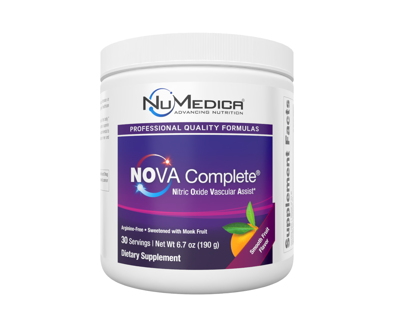 NOVA Complete® Smooth Fruit: Nitric Oxide Support for Circulation, Blood Pressure &amp; Performance (Men + Women 40+)