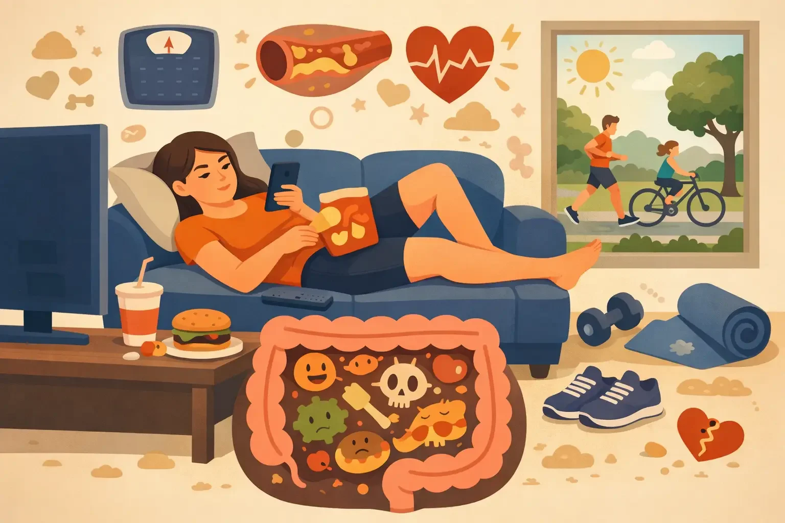 Why a Sedentary Lifestyle Is So Harmful