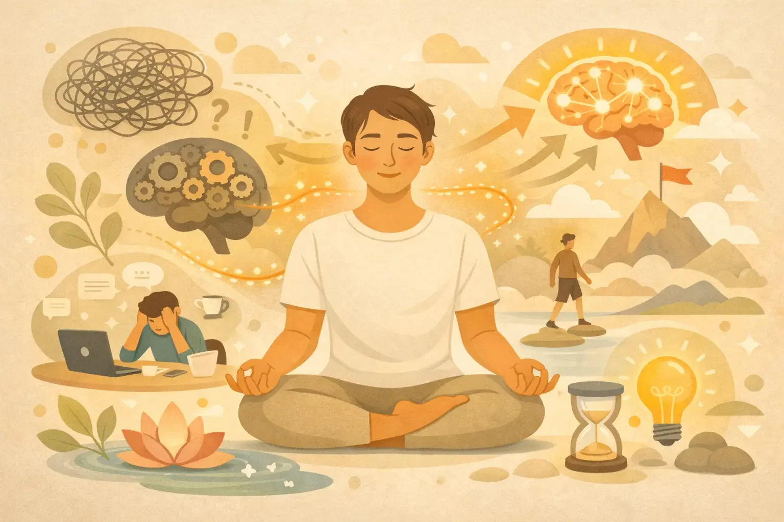Think Less, Change More: The Surprising Science of What Mindfulness Does to Your Brain