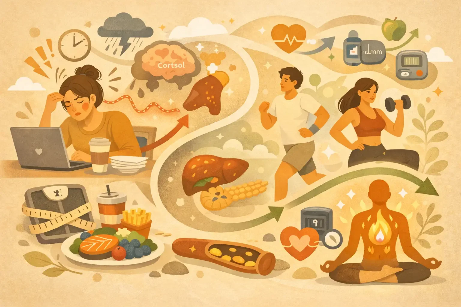 Wired, Tired, and Metabolically Misfiring: How Chronic Stress Is Quietly Wrecking Your Health