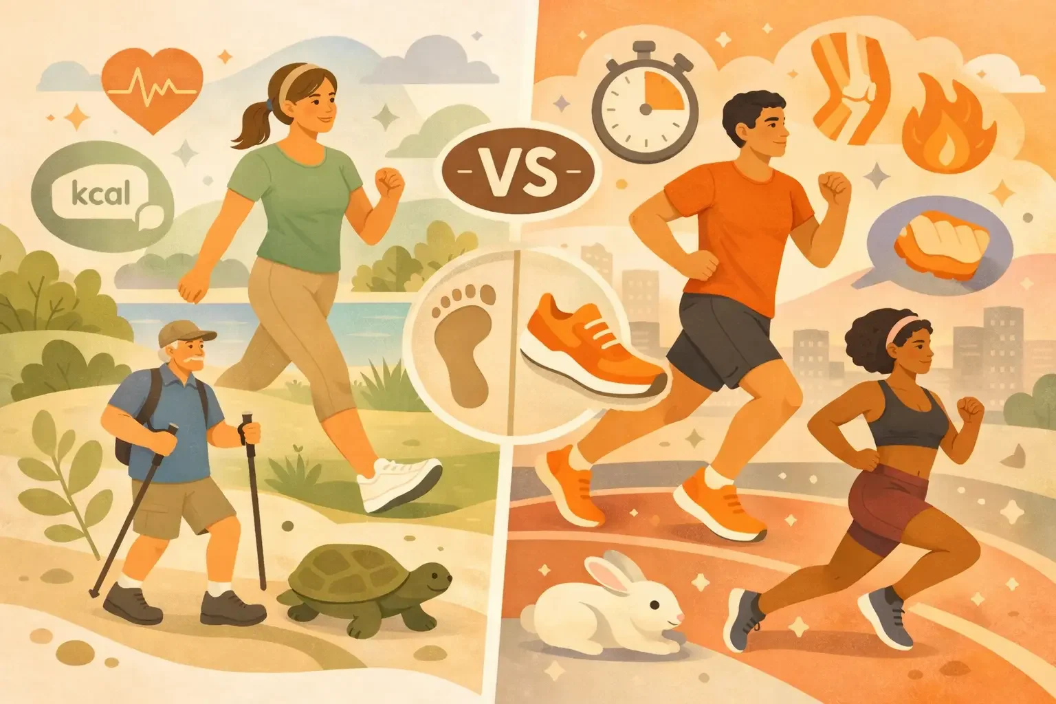 Walking vs. Running: What the Research Really Says