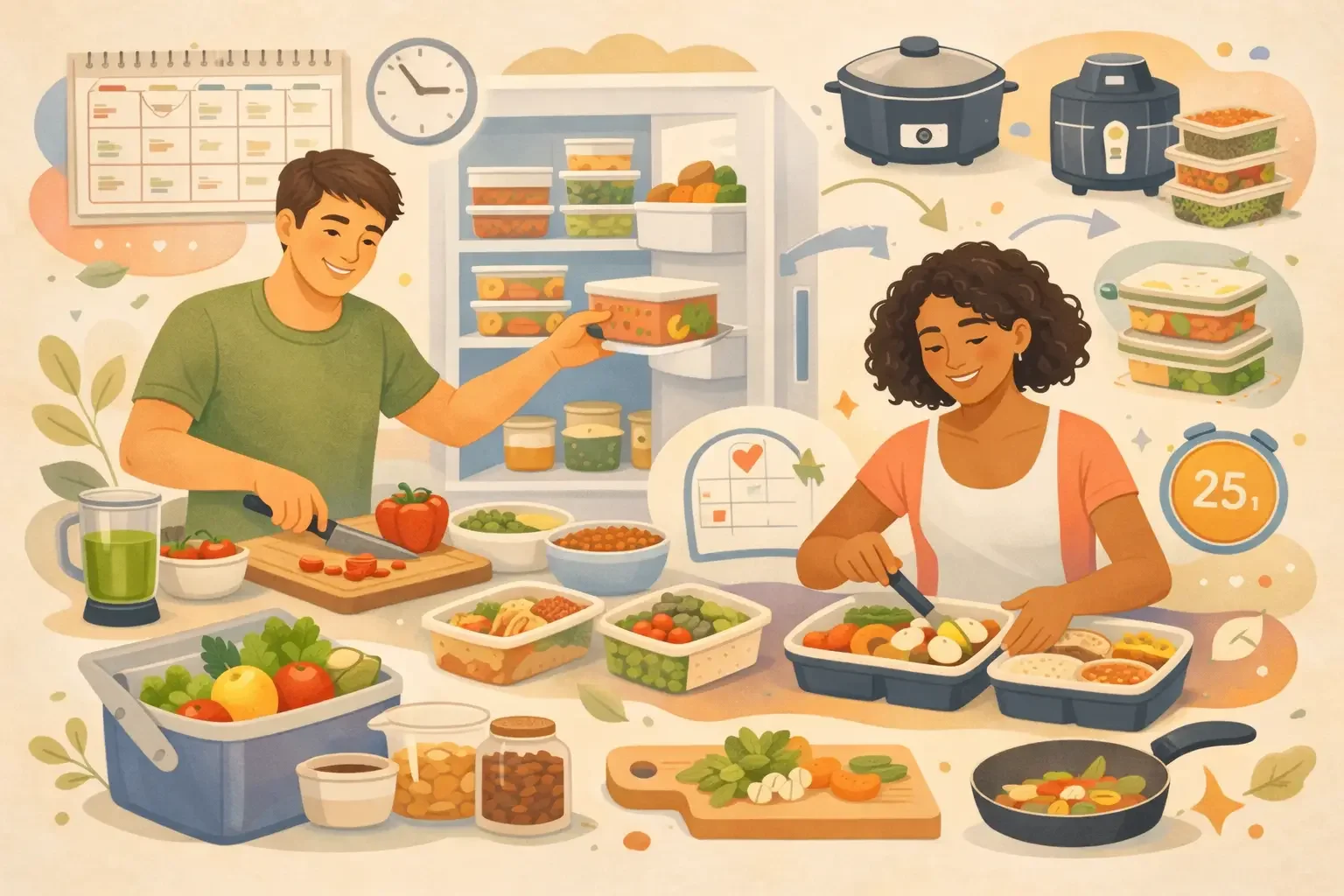 Meal Prep Without the Sunday Burnout