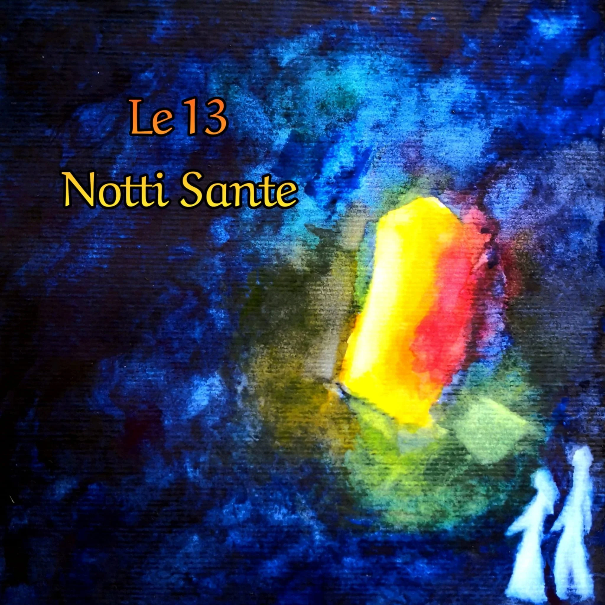 Pittura ad acquerello ispirata alle 13 Notti Sante