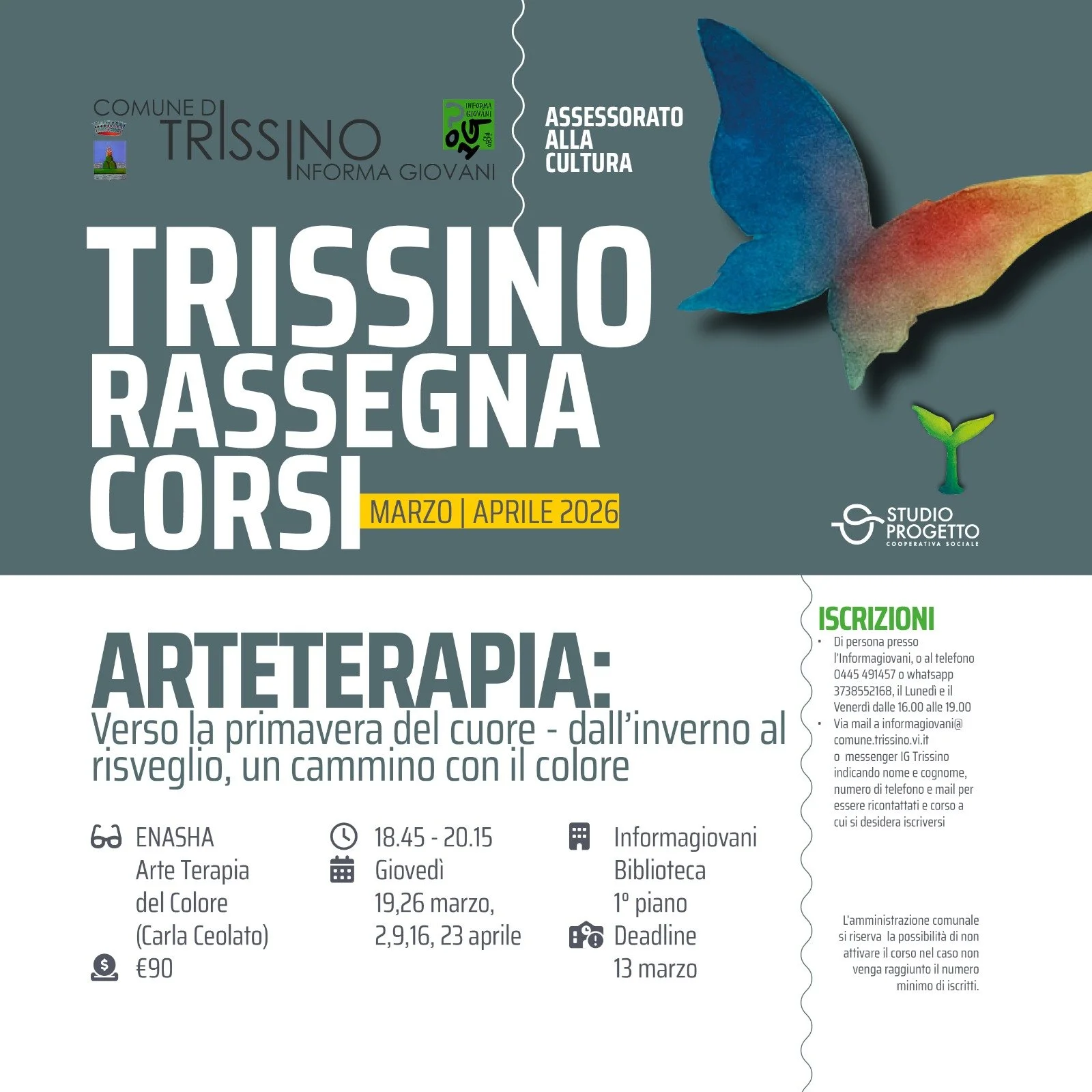 Verso la primavera del cuore - Arte Terapia del Colore a Trissino