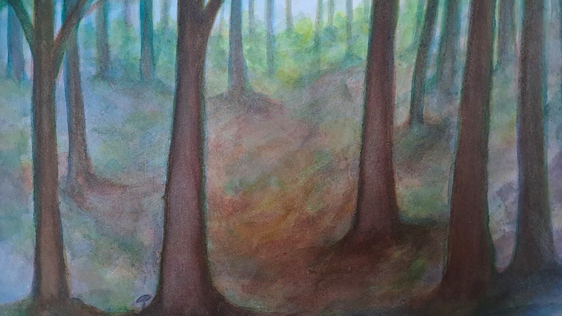 Laboratorio di arte terapia del colore nella Valle Corata dedicato all'elemento Terra. Pittura, natura e riflessioni spirituali per riscoprire il legame con il corpo, le radici e gli Esseri della Terra.