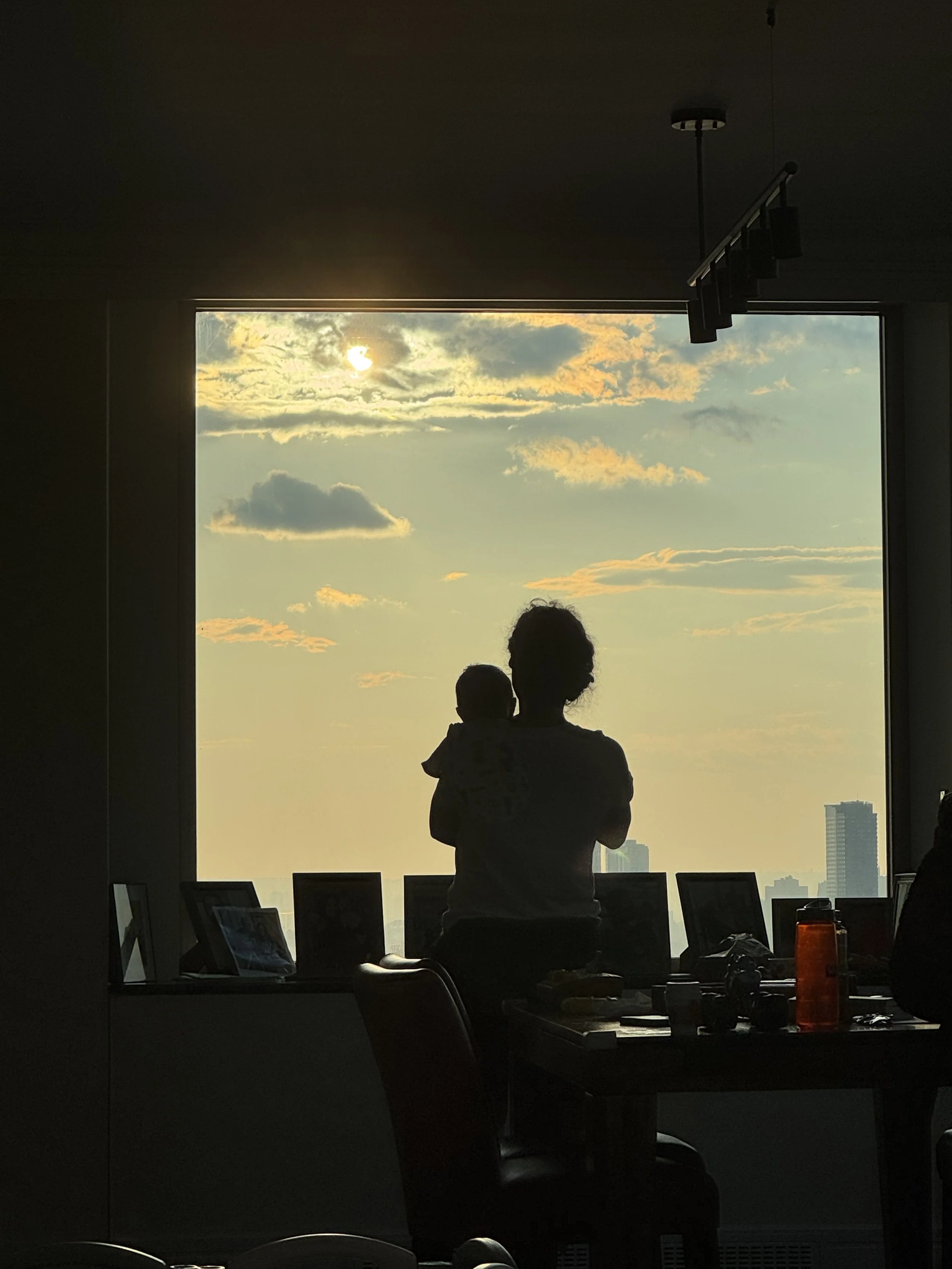 Grandma and Baby at Sunset.jpg