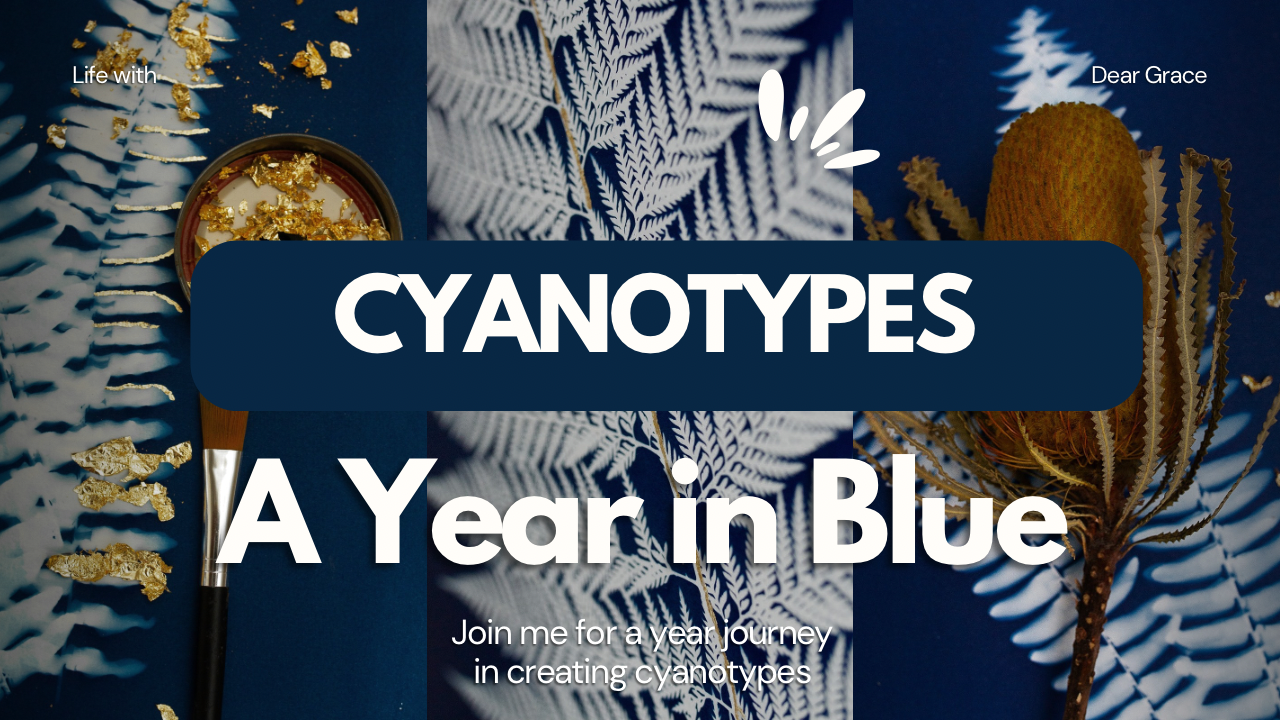What Is a Cyanotype &amp; How I Make Them | A Year in Blue