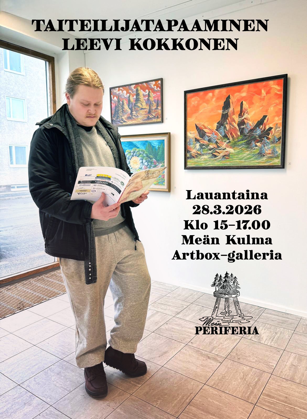 Taiteilijatapaaminen - Leevi Kokkonen