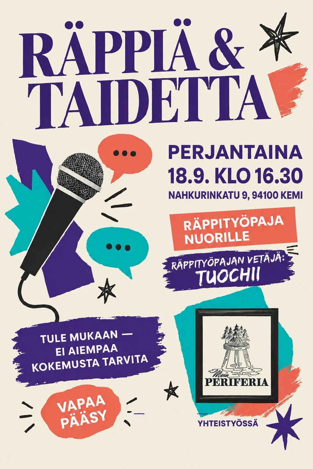 Räppityöpaja nuorille