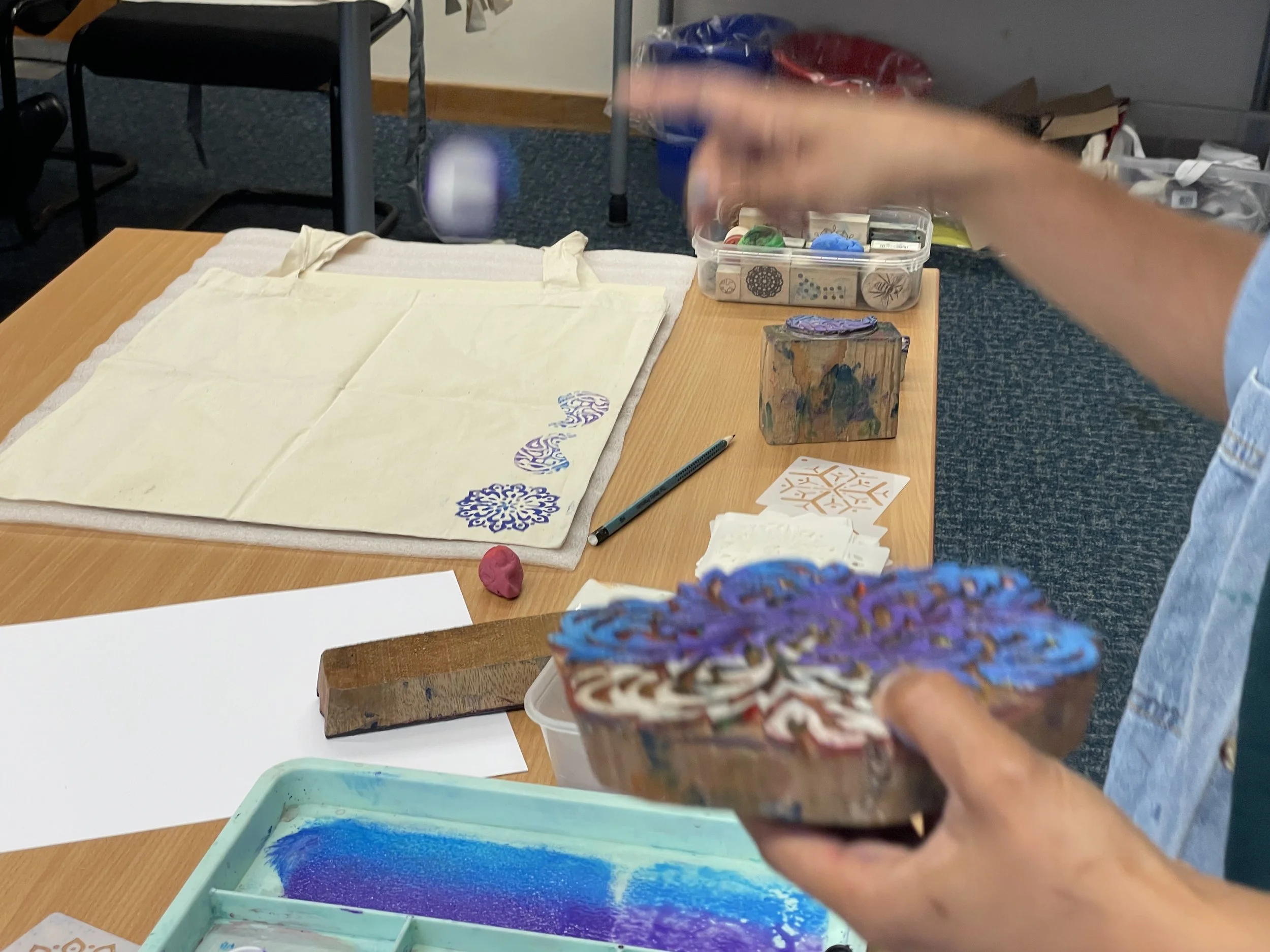 Sa’adiah Khan: Block printing