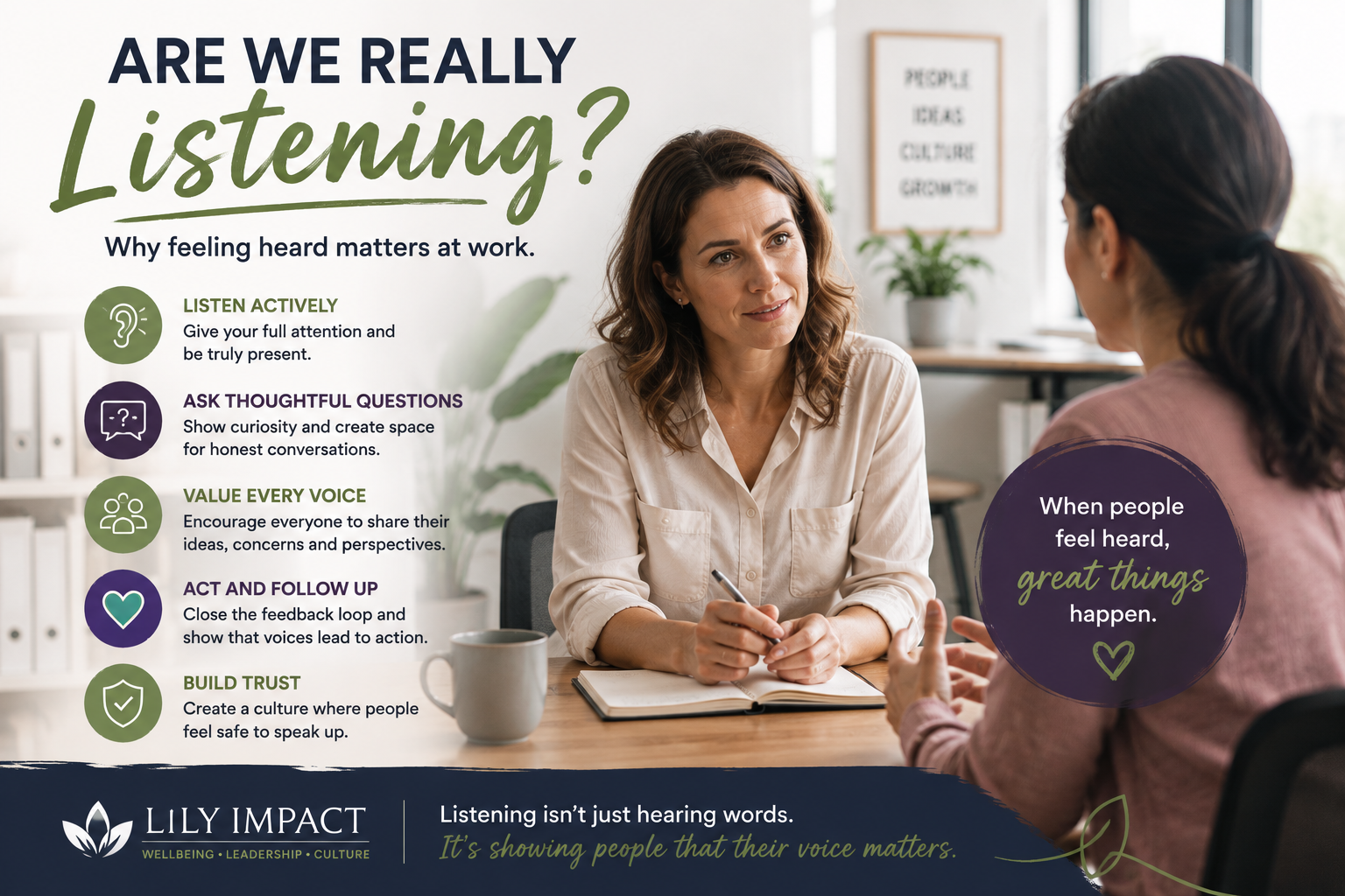 Are We Really Listening? Why Feeling Heard Matters at Work