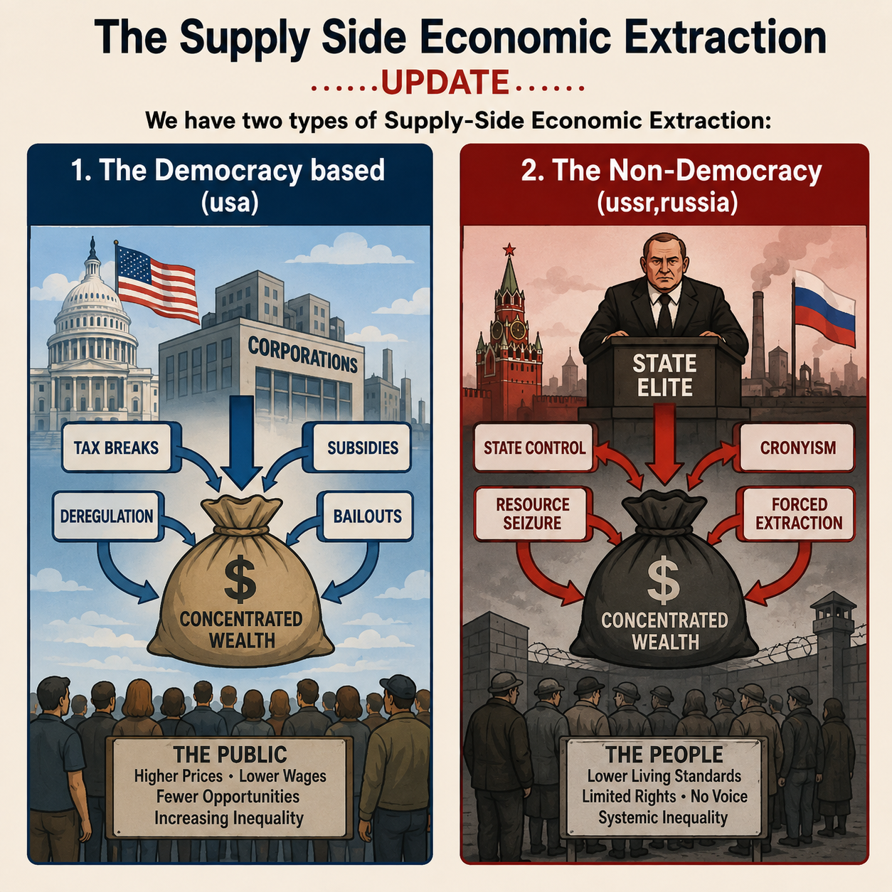 The Supply Side Economic Extraction                   ......UPDATE.......    