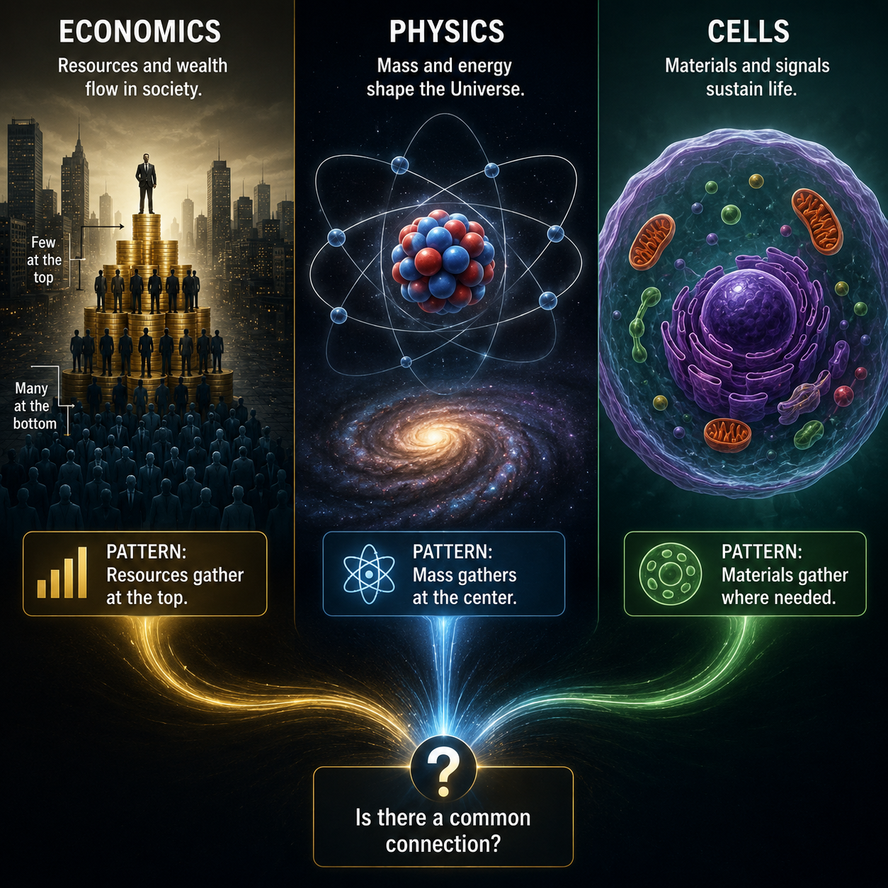 🤔How are Economics, Physics, and Cells all connected?