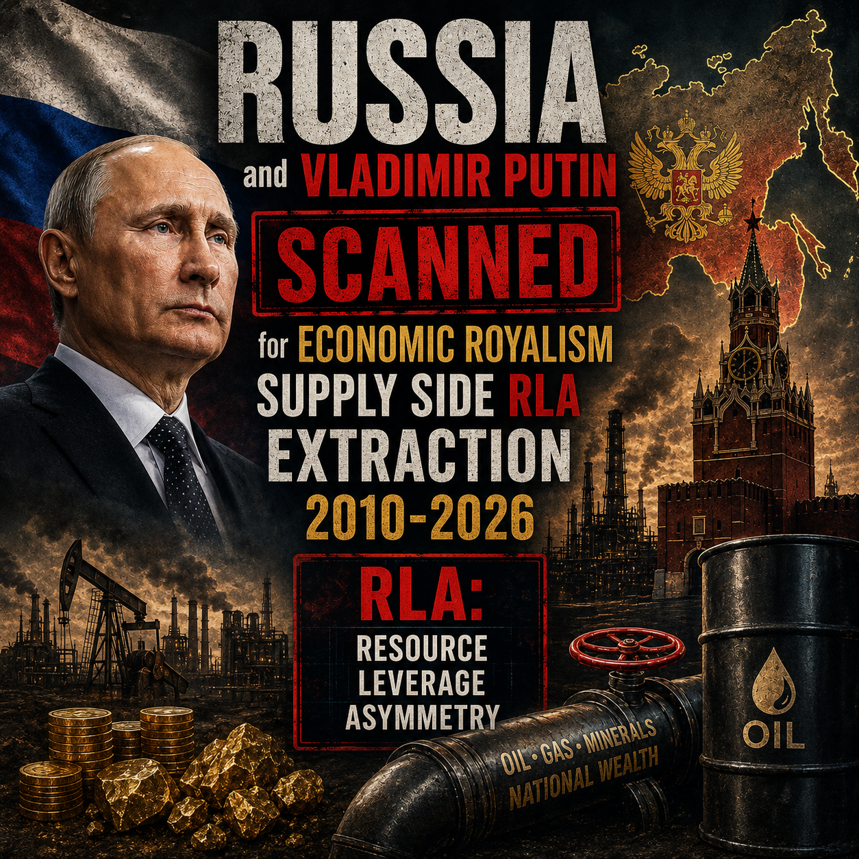 9/15: Vladimir Putin and RUSSIA-- SCANNED for Economic Royalism Supply Side RLA Extraction 2010-2026.
