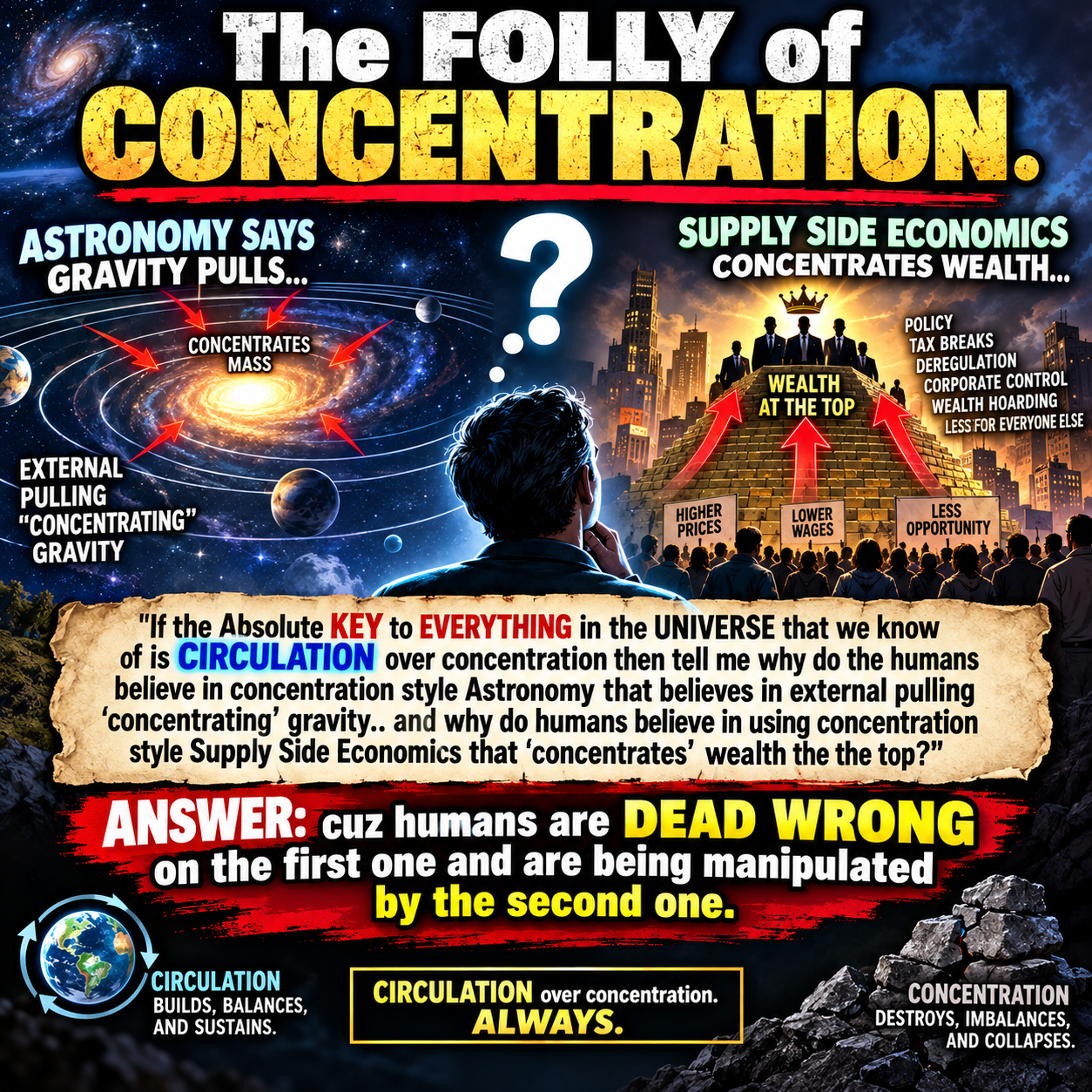 The FOLLY of CONCENTRATION.