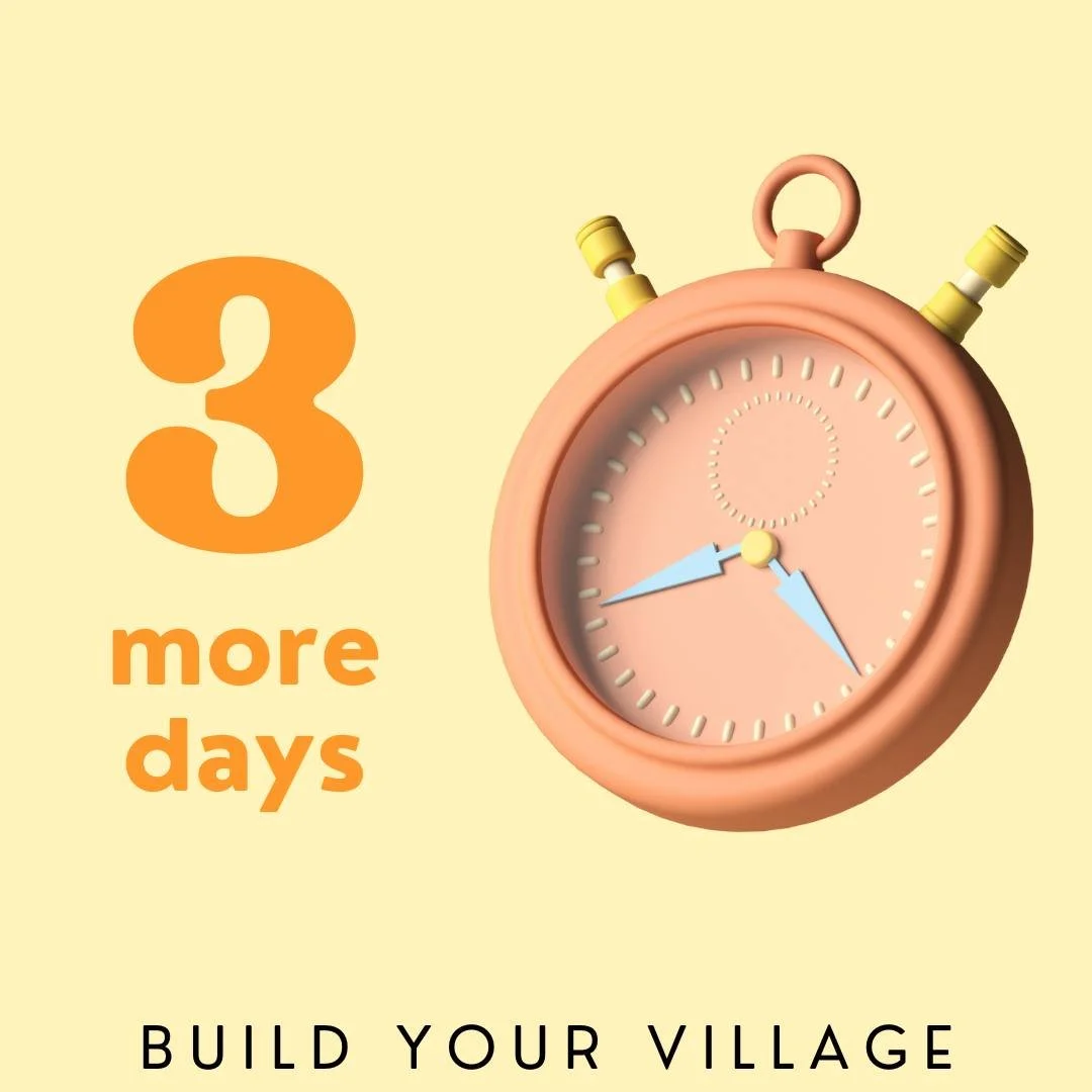 Build Your Fertility 10am-12pm
Build Your Village 1-4pm
Glow &amp; Tell 5-8pm
Sunday October 12th
wearematrikas.com/build-your-village