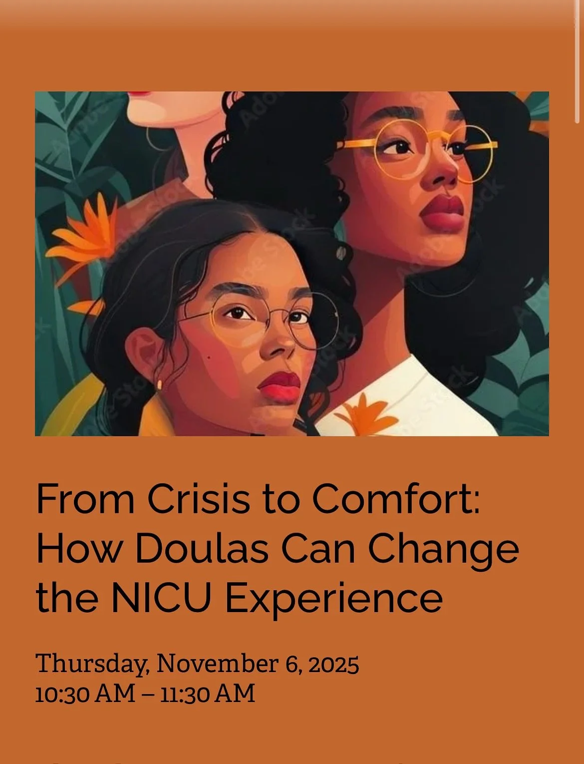🌟 VIRTUAL CLASS IS IN SESSION 🌟
Join us for a couple of educational zooms, free and open to the public and designed for fertility, pregnancy, and postpartum providers.

🌟 From Crisis to Comfort: How Doulas Can Change the NICU Experience with Mary 