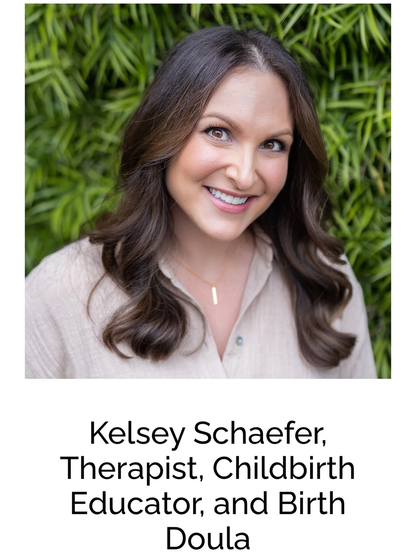 🌟 MEMBER SPOTLIGHT 🌟

Meet Kelsey Schaefer, Therapist, Childbirth Educator, and Birth Doula @kelseyschaefertherapy 

Kelsey is a perinatal psychotherapist, childbirth educator, and birth doula. She is passionate about supporting women through pregn