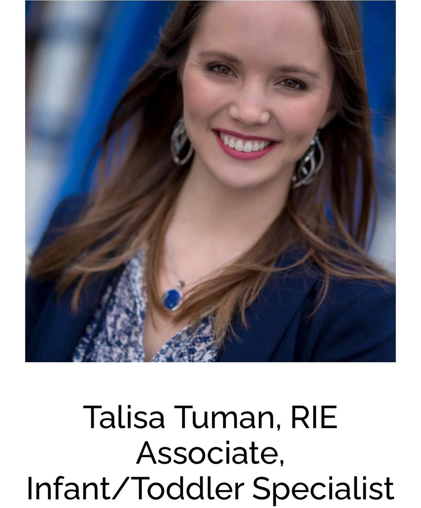 🌟 MEMBER SPOTLIGHT 🌟

Meet Talisa Tuman, RIE Associate, Infant/Toddler Specialist @educaringwithtalisa 

As a RIE Associate and Early Childhood Education professional, I facilitate classes for expecting parents and for parents with infants 3-24 mon
