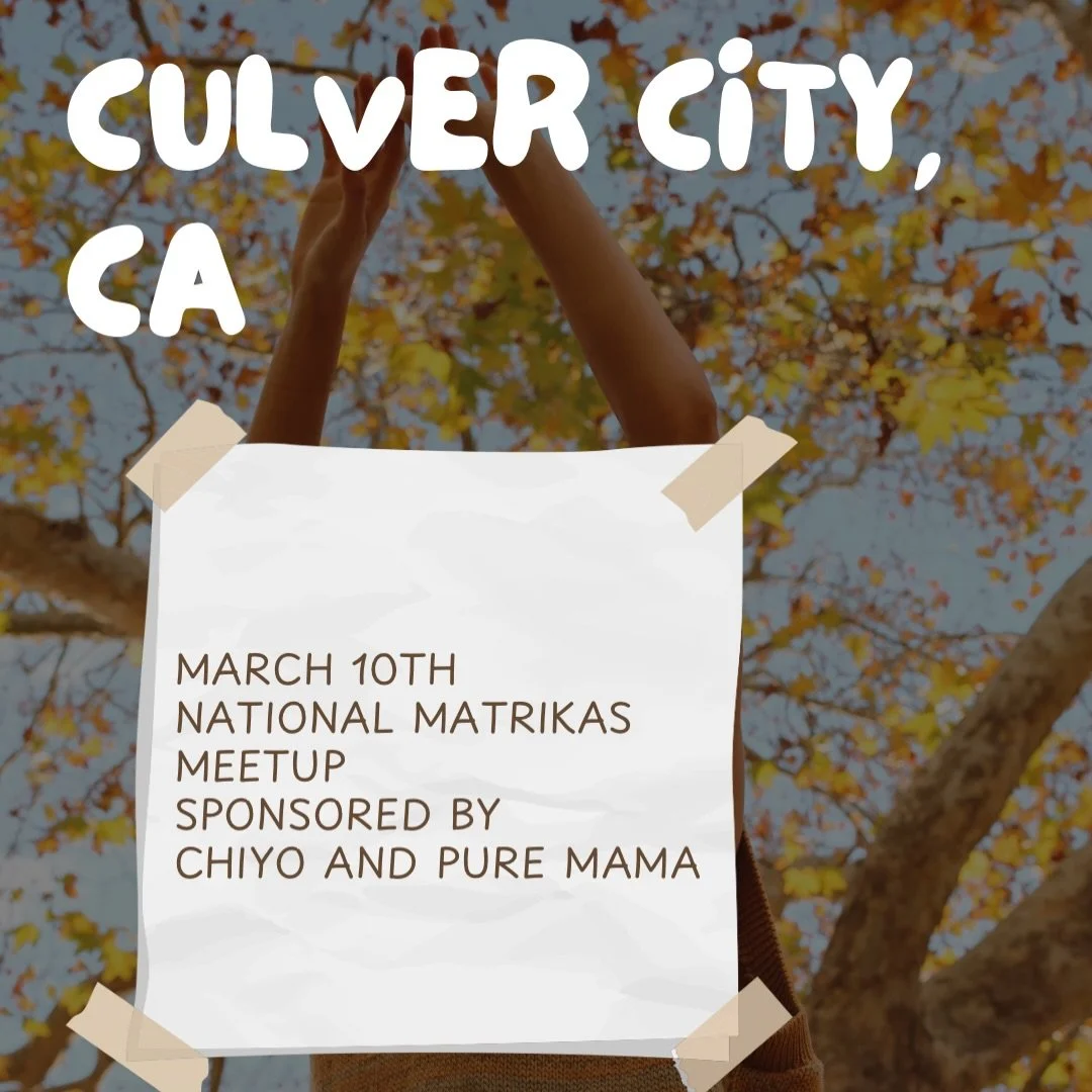 *ALMOST SOLD OUT*
National Matrikas Meetup, sponsored by Chiyo &amp; Pure Mama 🎉

We would love to have you join us for an evening of connection, collaboration, and community with fellow fertility, pregnancy, and postpartum providers, brands, and no