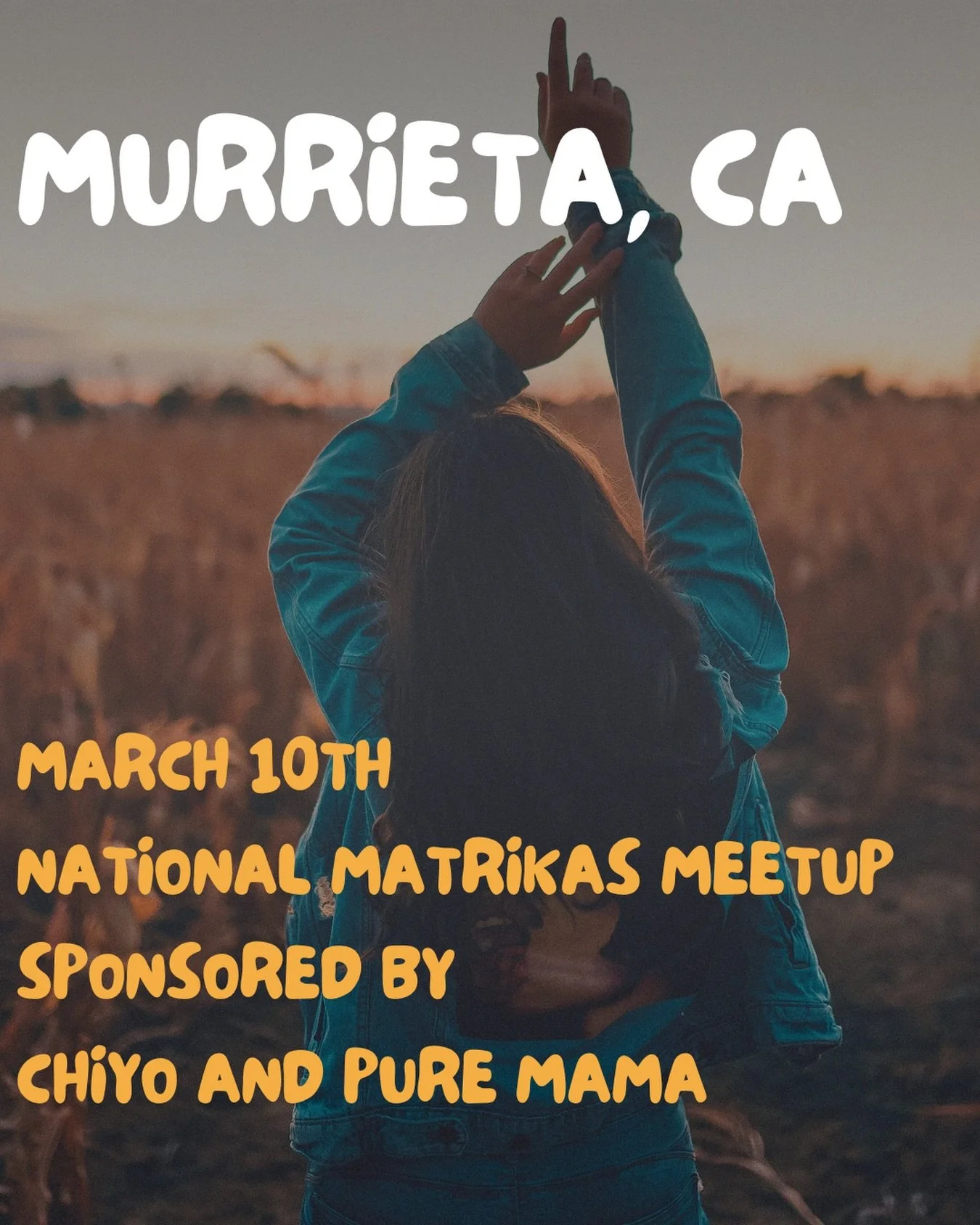 National Matrikas Meetup, sponsored by Chiyo &amp; Pure Mama 🎉

We would love to have you join us for an evening of connection, collaboration, and community with fellow fertility, pregnancy, and postpartum providers, brands, and nonprofits in Murrie