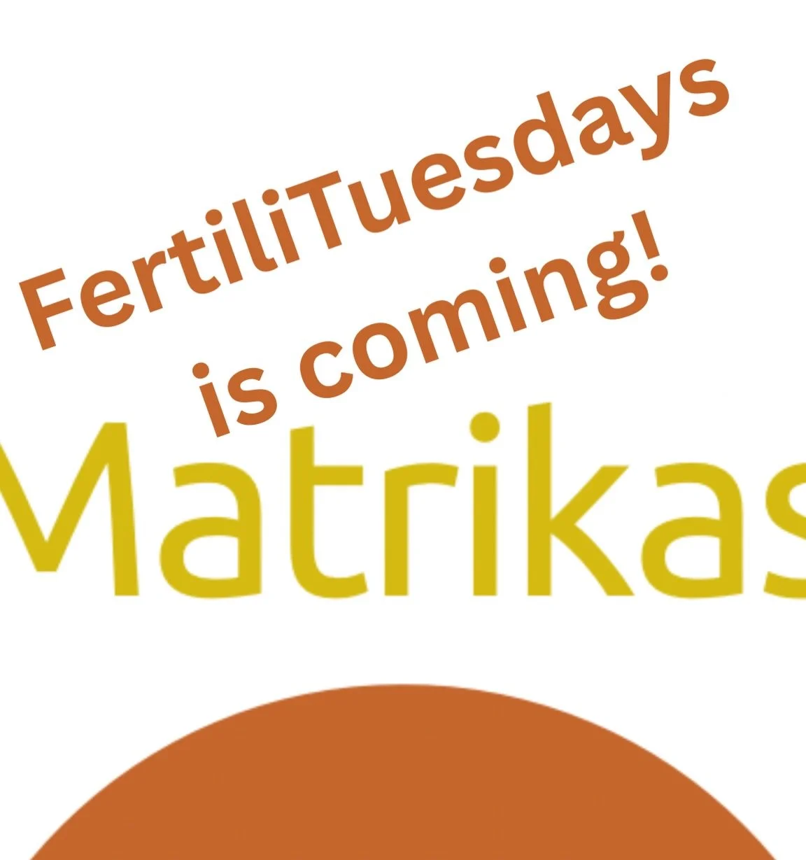 Spring has sprung.

Fertility is the season&hellip;

What better opportunity to launch FertiliTuesdays?

Exclusively for Matrikas members: join us on Tuesdays 11am PST/2pmEST for our weekly virtual FertiliTuesdays just for fertility professionals Apr