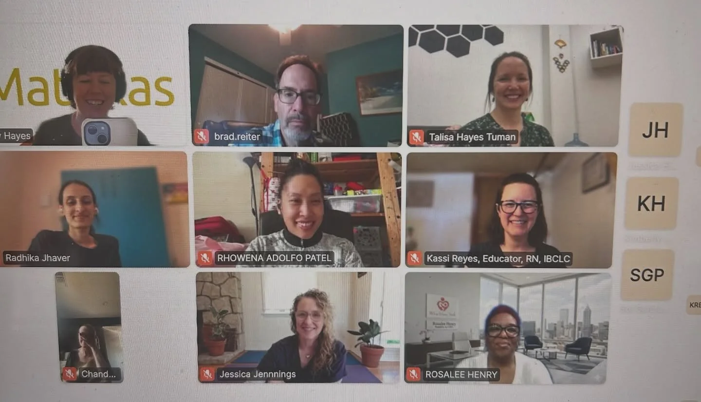 🌟 WEFERRAL WEDNESDAY 🌟

Matrikas members meet each Wednesday to meet each other, deepen existing relationships, and support each other. So much magic happens in an hour ✨ 

@mybumpmybaby 
@mamacarecoach 
@carenatal 
@curanatal.health 
@educaringwit