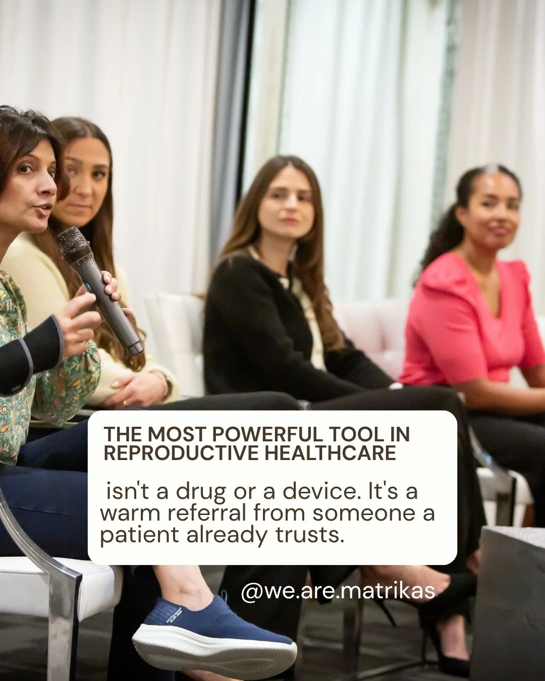 The most powerful tool in reproductive healthcare isn&rsquo;t a drug or a device. It&rsquo;s a warm referral from someone a patient already trusts. 

Research on patient outcomes in perinatal care consistently points to one variable above others: *co