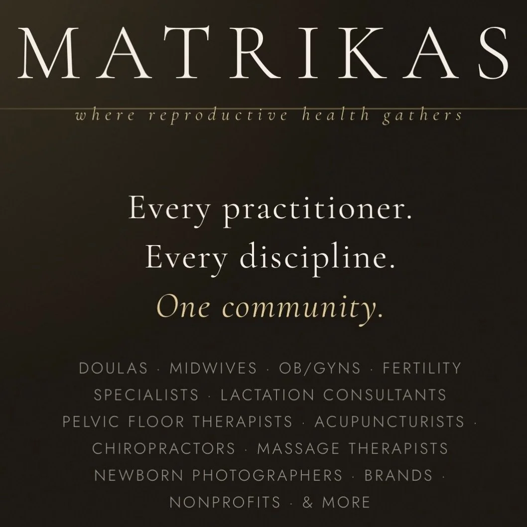 Imagine knowing literally every type of reproductive health practitioner in the country.

Wild concept. We did it anyway.

Matrikas is the professional home you didn&rsquo;t know you were missing &middot; for fertility specialists, midwives, doulas, 