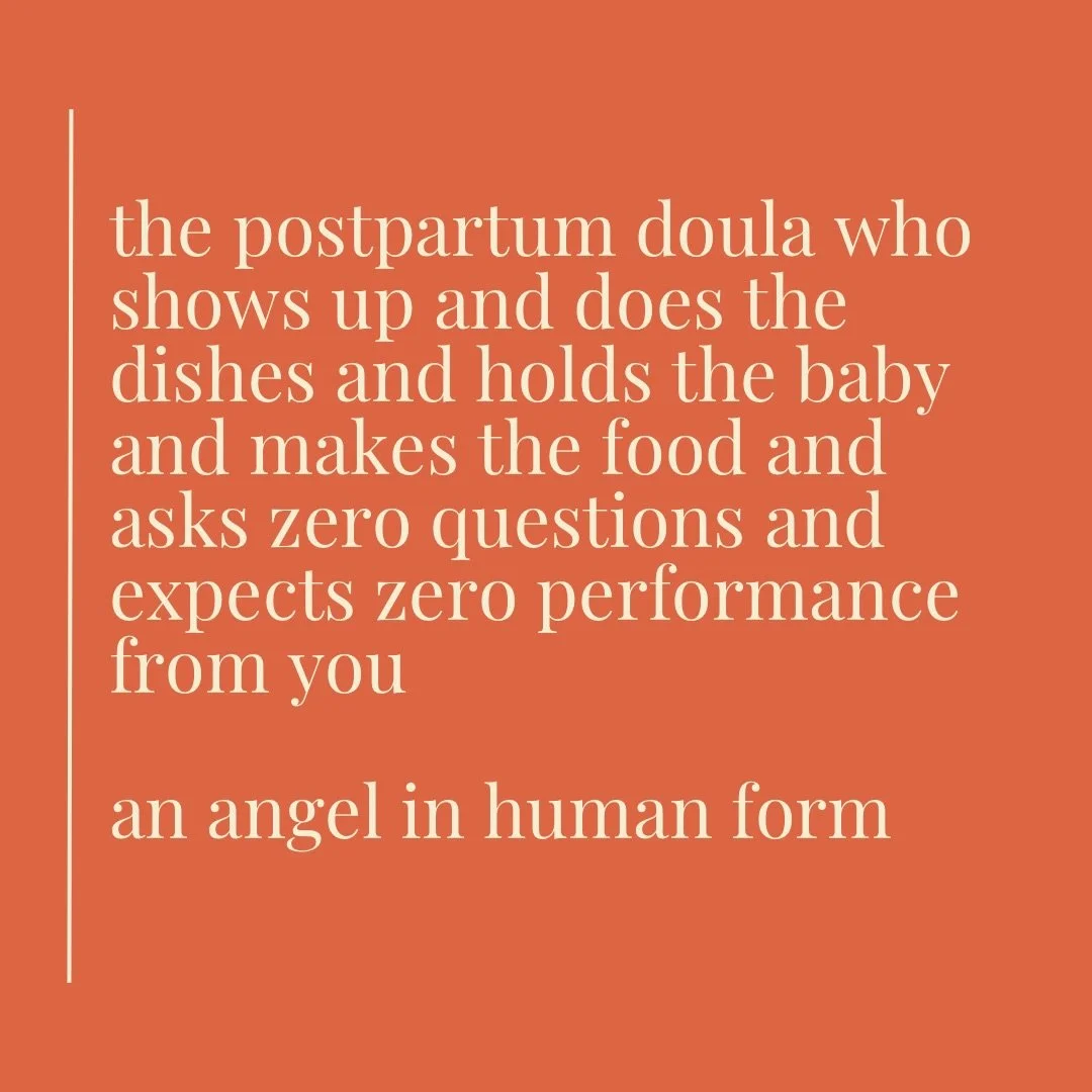 Shoutout to all of the amazing postpartum doulas ❤️