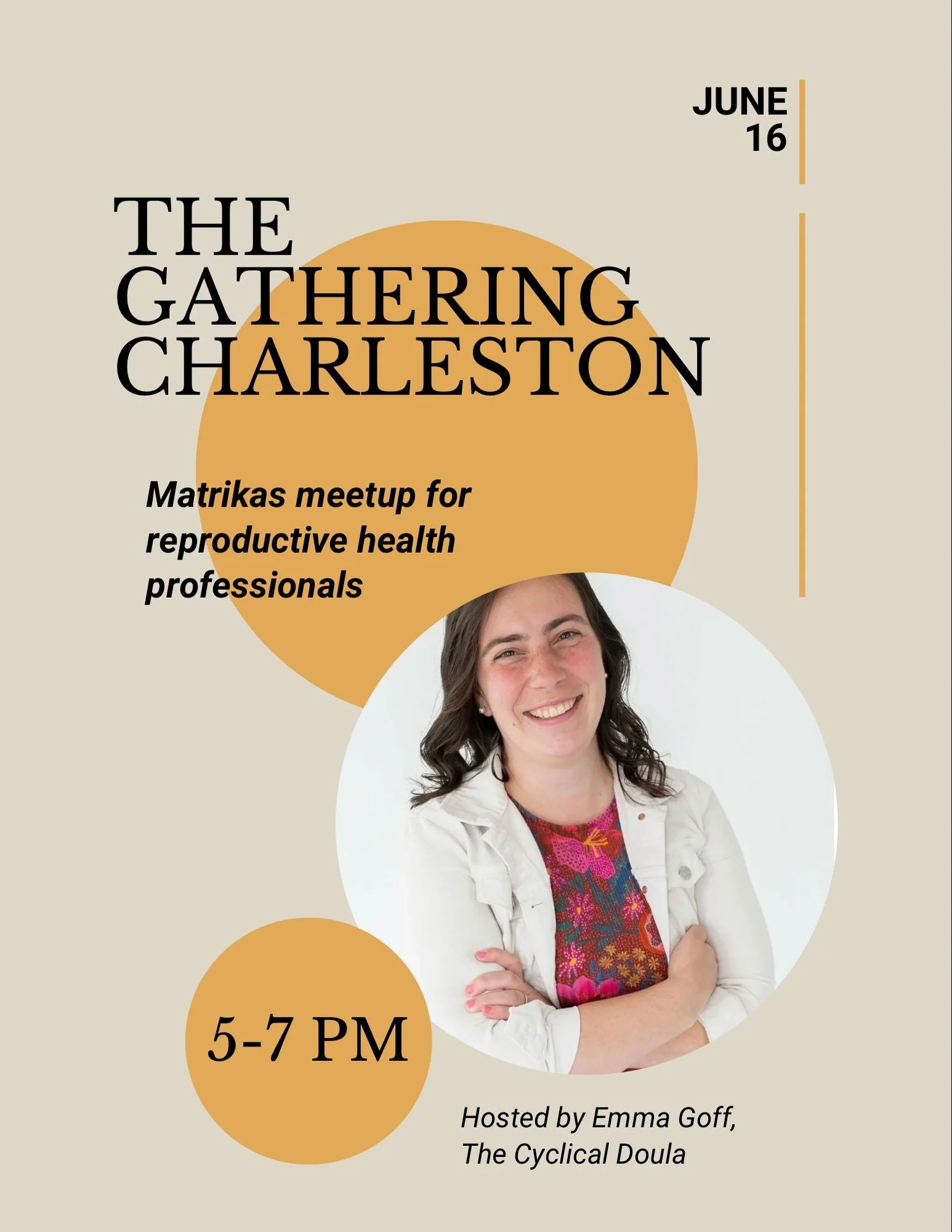 The Gathering is almost here 🎉 

June 16. Charleston. Los Angeles. Atlanta.

We built small rooms on purpose. No auditoriums. No name tag shuffles. Just reproductive health providers in a room together, actually talking, over Brodo bone broth and Ca